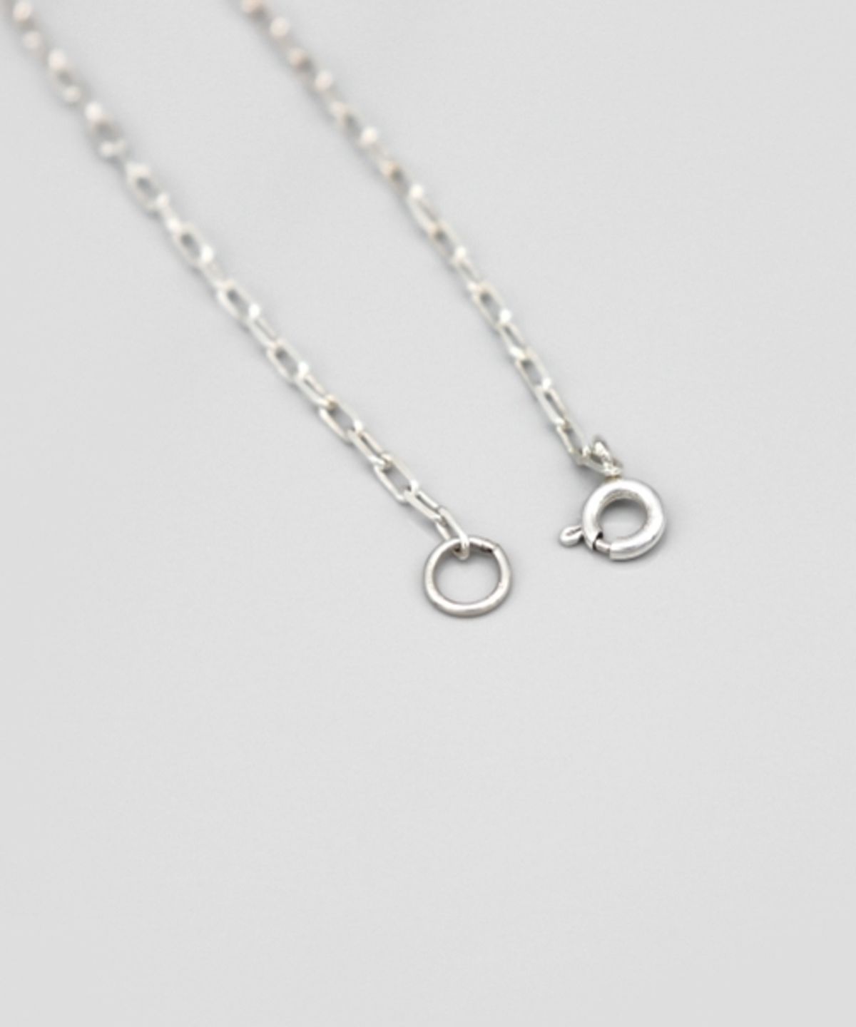 봉보(BONBEAU) Smile lettering silver chain Anklet 스마일 레터링 실버 체인 발찌