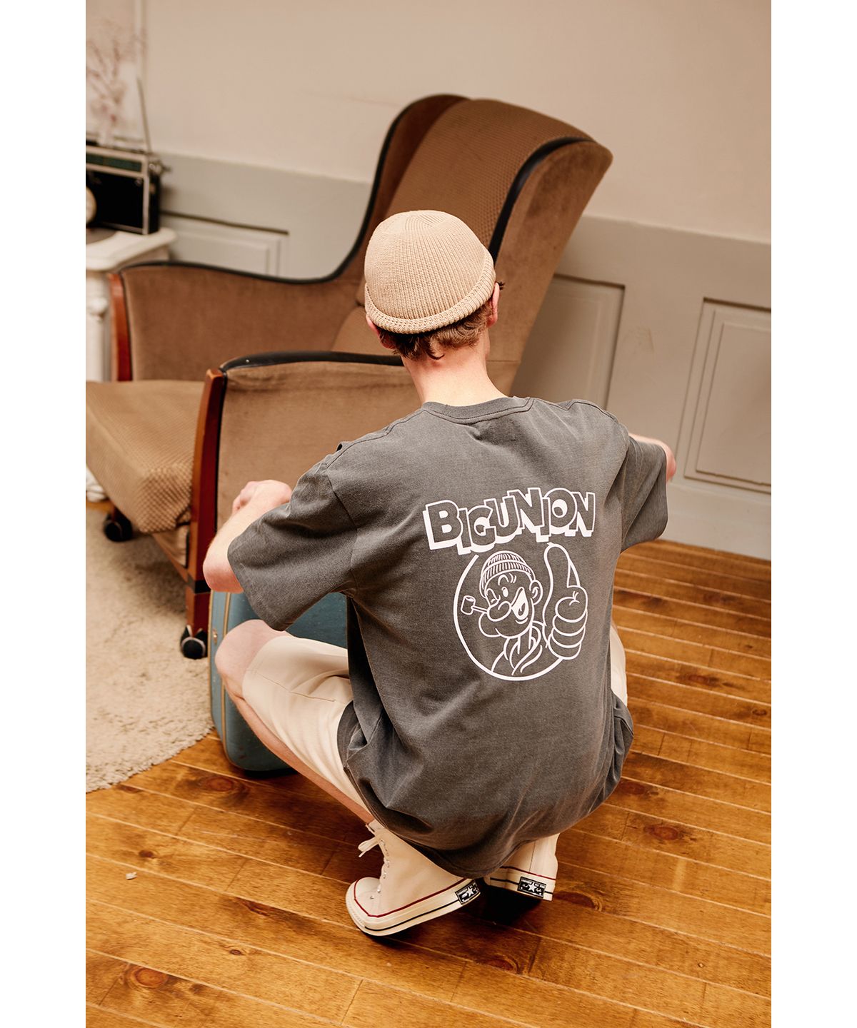 빅유니온(BIG UNION) Popeye BU T-Shirts / 2 COLOR