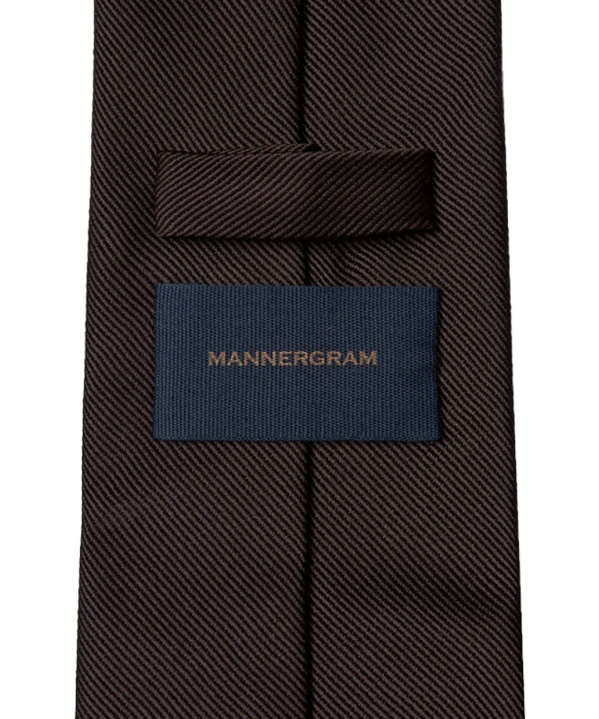 매너그램(MANNERGRAM) 트윌 솔리드 브라운