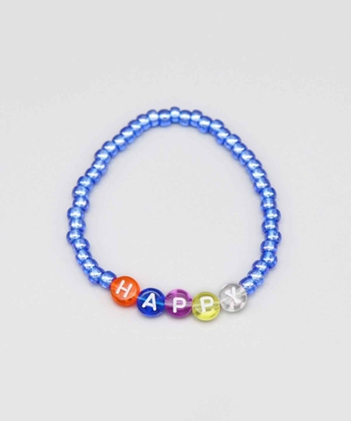 봉보(BONBEAU) Initial color beads simple Bracelet 레터링 이니셜 비즈 팔찌 5color