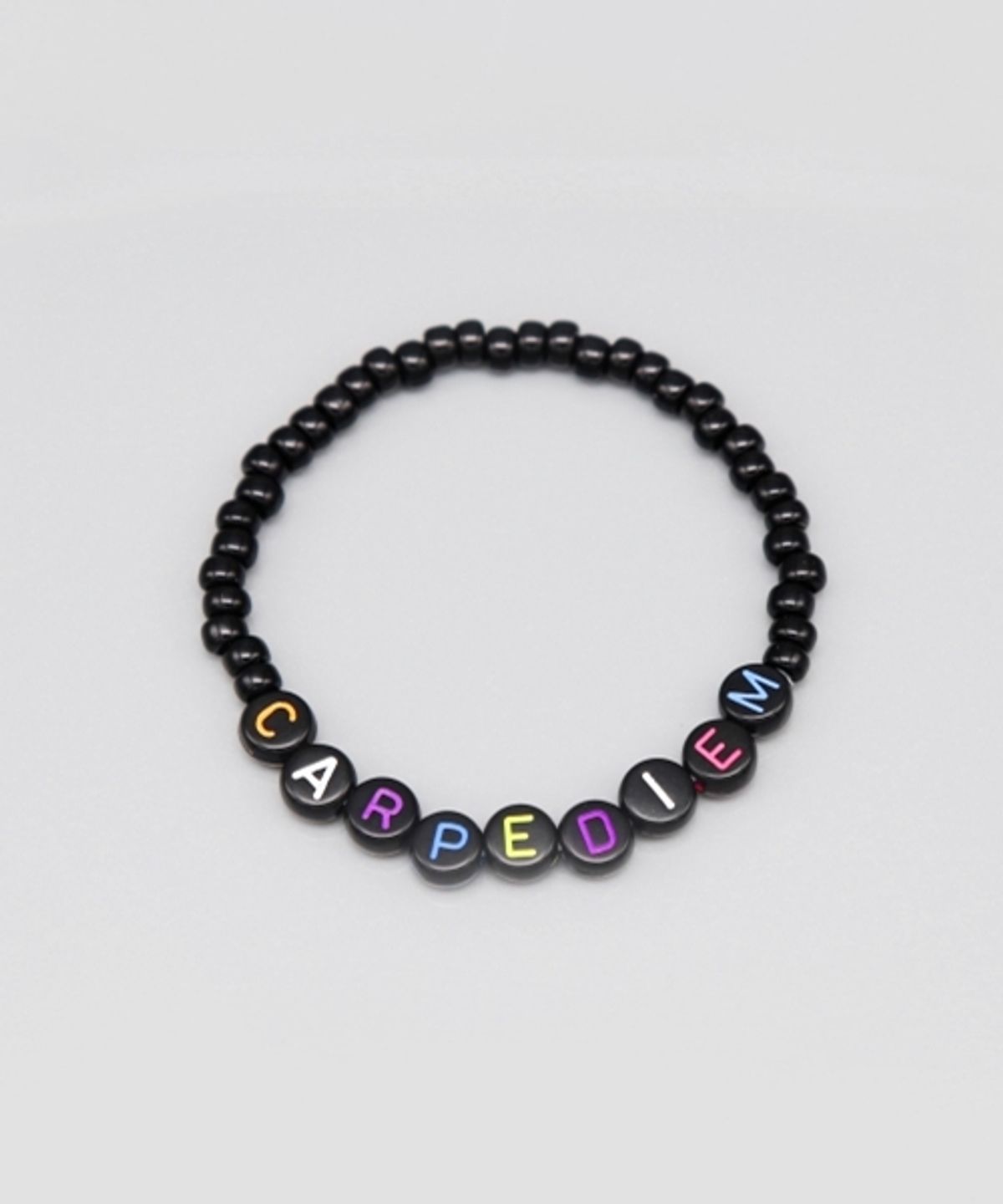 봉보(BONBEAU) Initial color beads simple Bracelet 레터링 이니셜 비즈 팔찌 5color