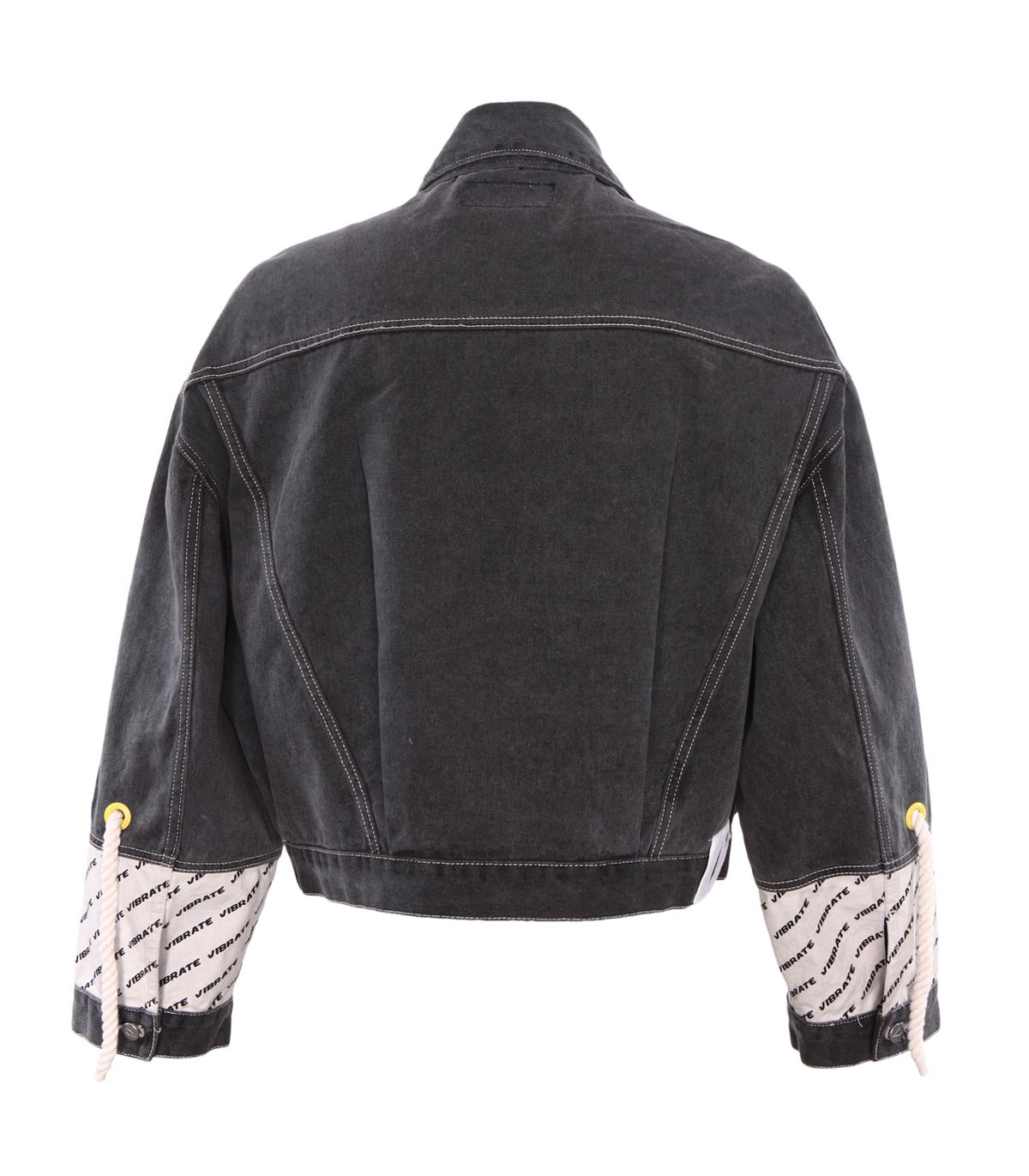 바이브레이트(VIBRATE) QUATRE-ROPE STREET DENIM JACKET (BLACK)