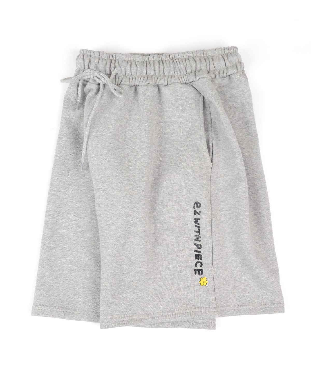 피스메이커(PIECE MAKER) [EZwithPIECE] EWP SWEAT SHORTS (GREY)