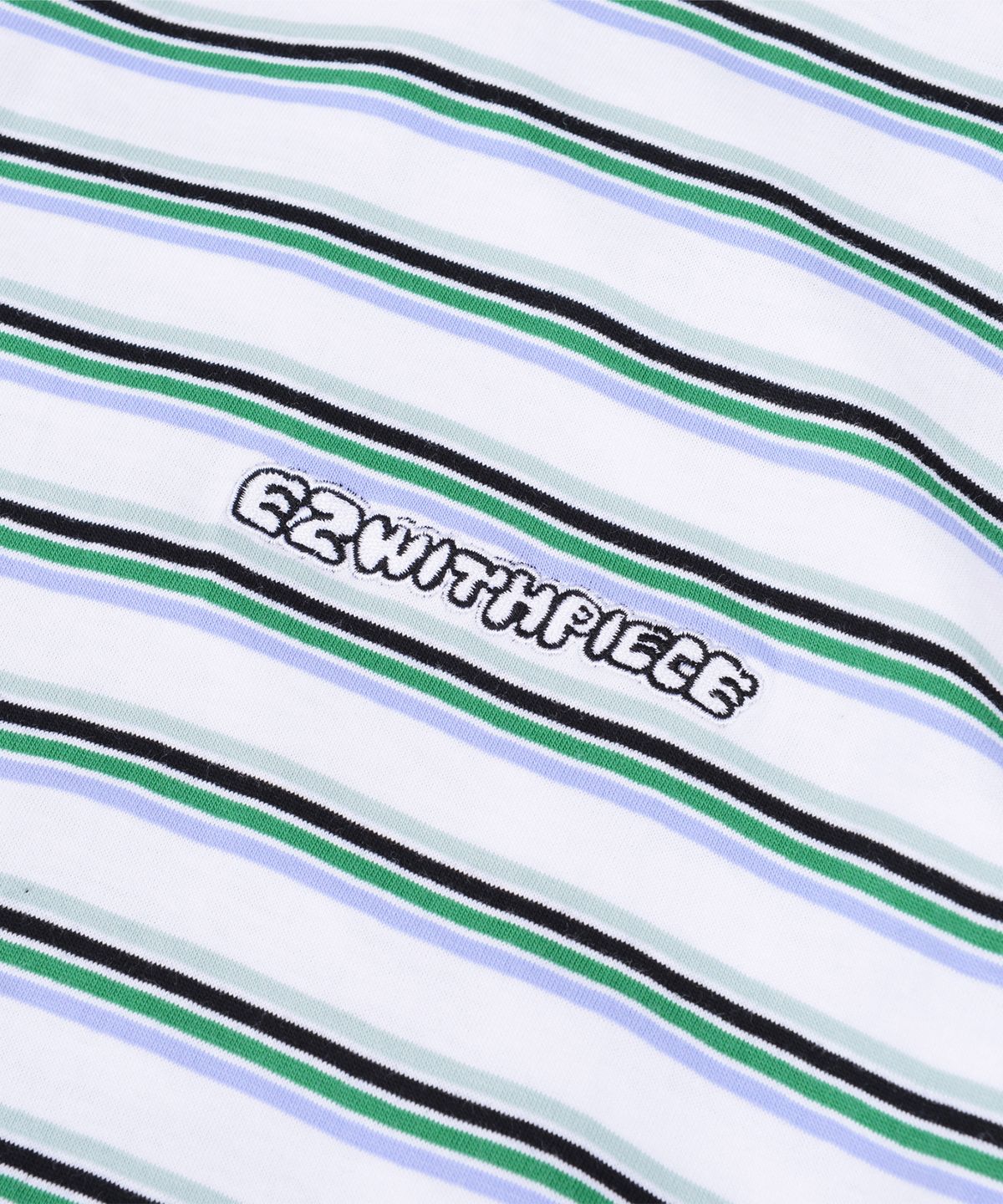 피스메이커(PIECE MAKER) [EZwithPIECE] VTG STRIPE TEE (WHITE)