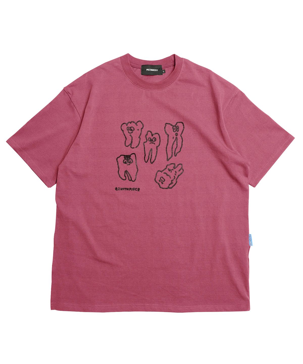 피스메이커(PIECE MAKER) [EZwithPIECE] TEETH TEE (WHITE)