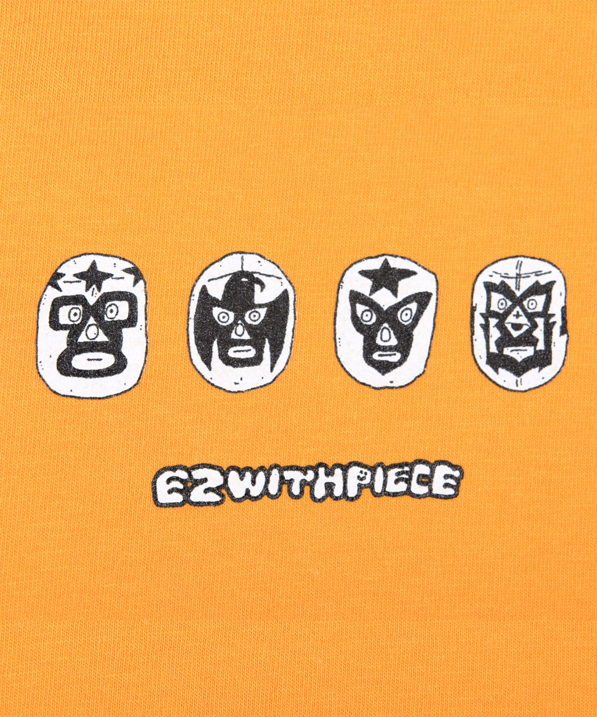 피스메이커(PIECE MAKER) [EZwithPIECE] CLASSIC MASK TEE (MUSTARD)