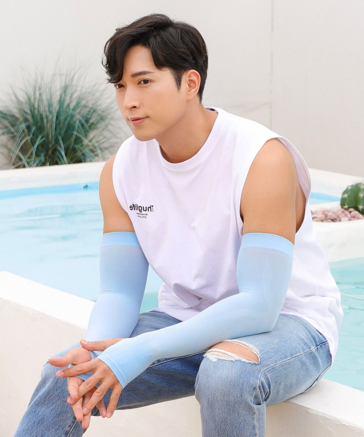 렛츠슬림(LET'S SLIM) 스포츠 쿨토시 자외선차단 99.9% 무봉제
