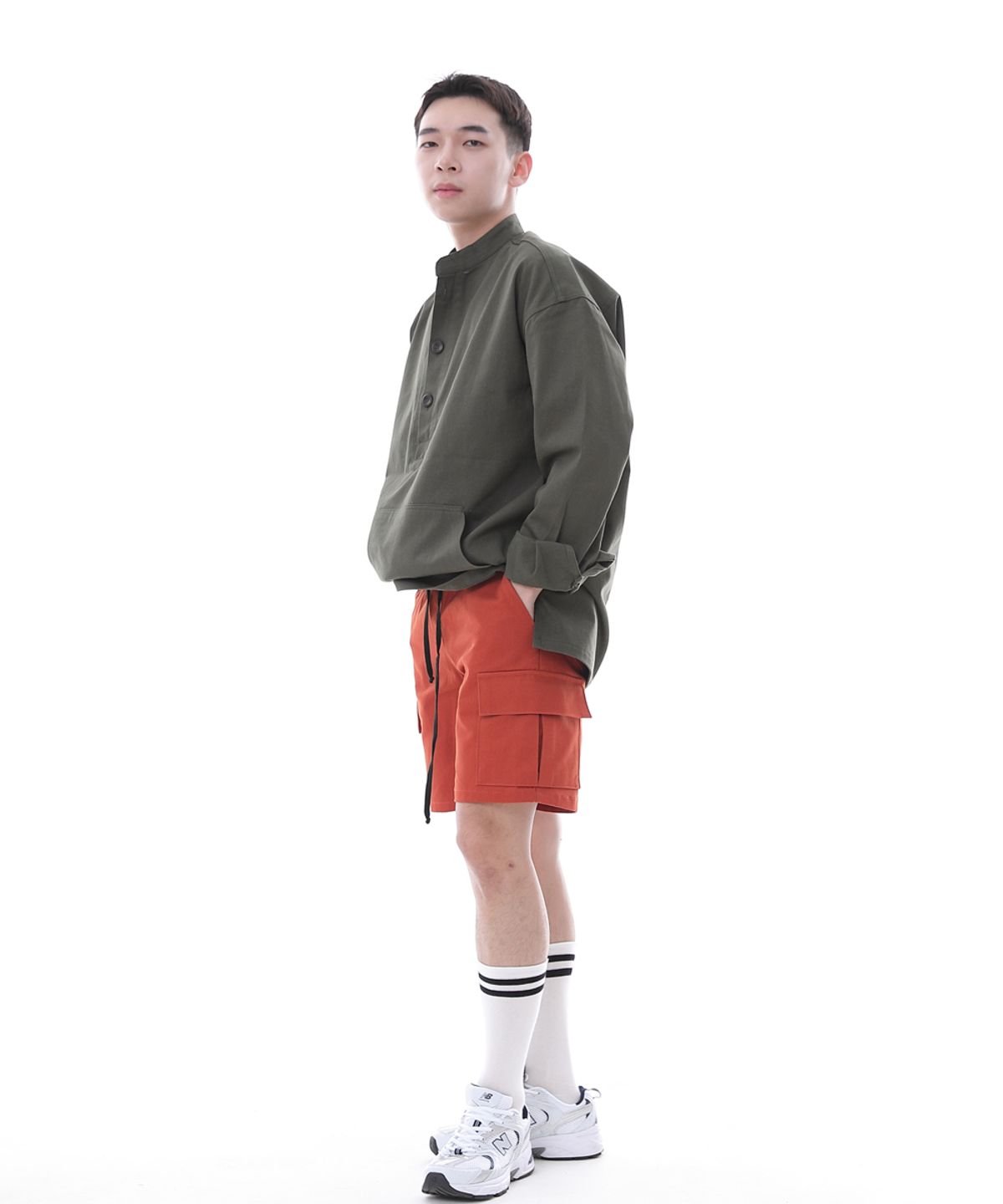 세인트크루(SAINTCREW) 컴포터블 모던 카고쇼츠 CM-1200C 브릭