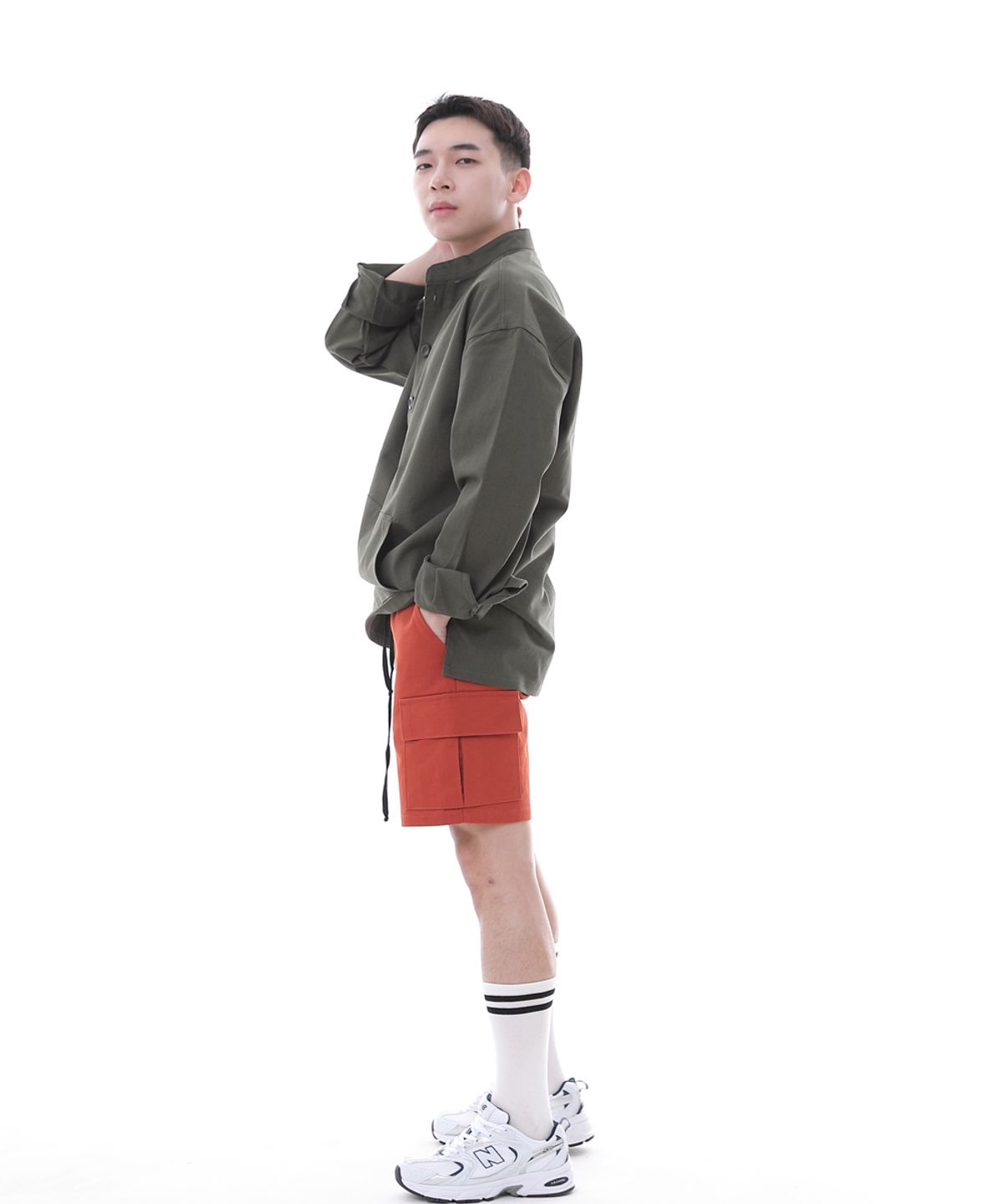 세인트크루(SAINTCREW) 컴포터블 모던 카고쇼츠 CM-1200C 브릭