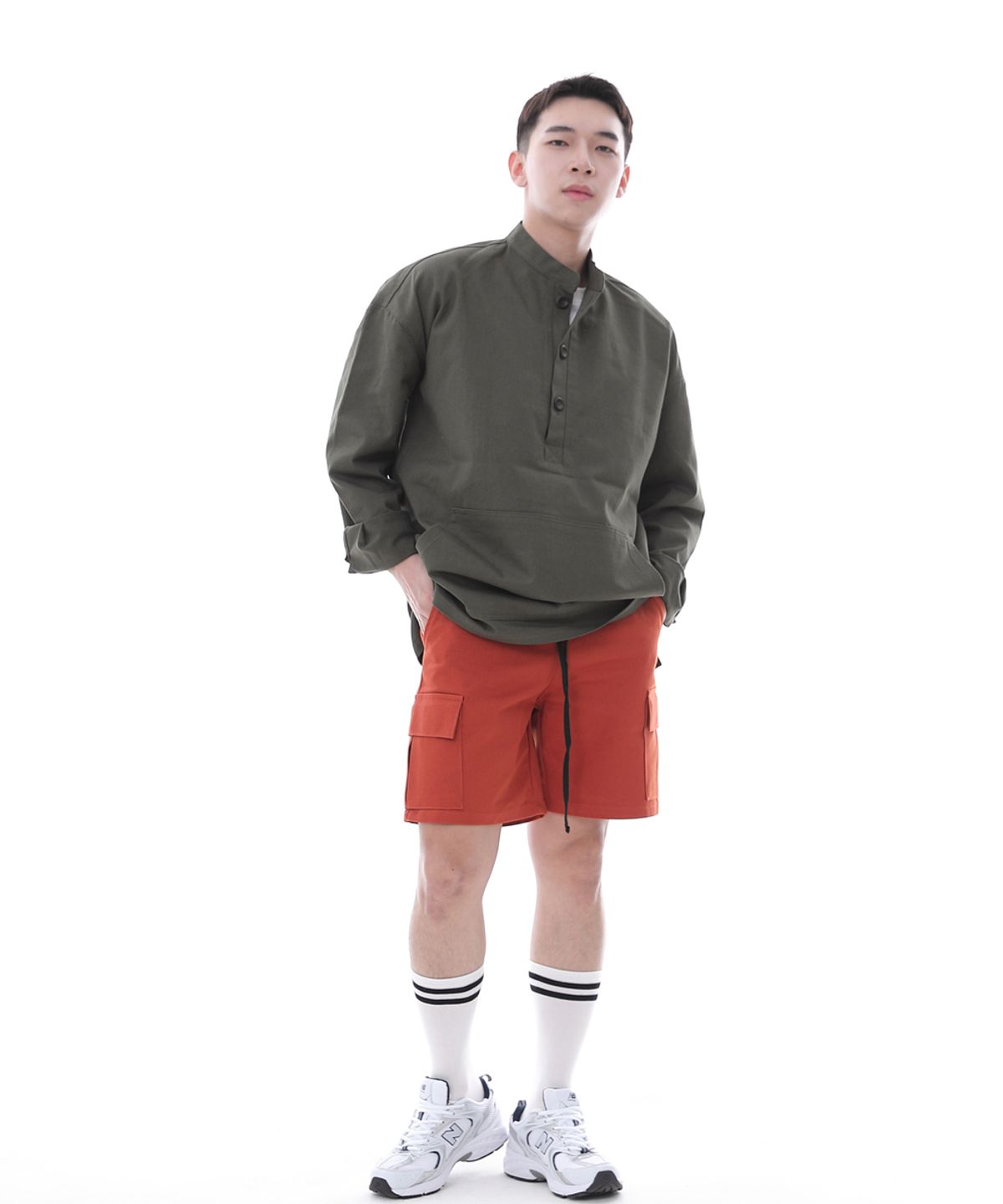 세인트크루(SAINTCREW) 컴포터블 모던 카고쇼츠 CM-1200C 브릭