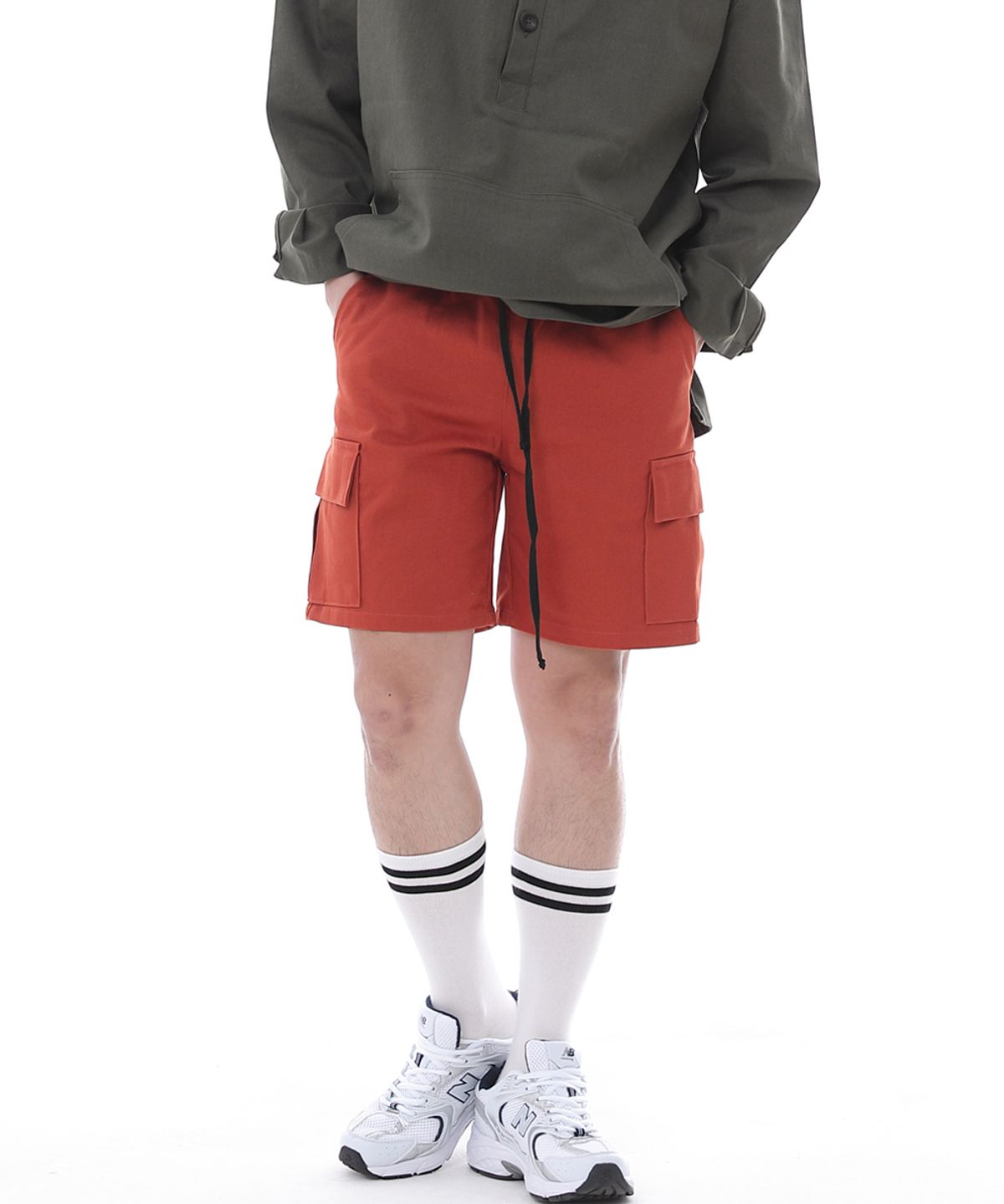 세인트크루(SAINTCREW) 컴포터블 모던 카고쇼츠 CM-1200C 브릭