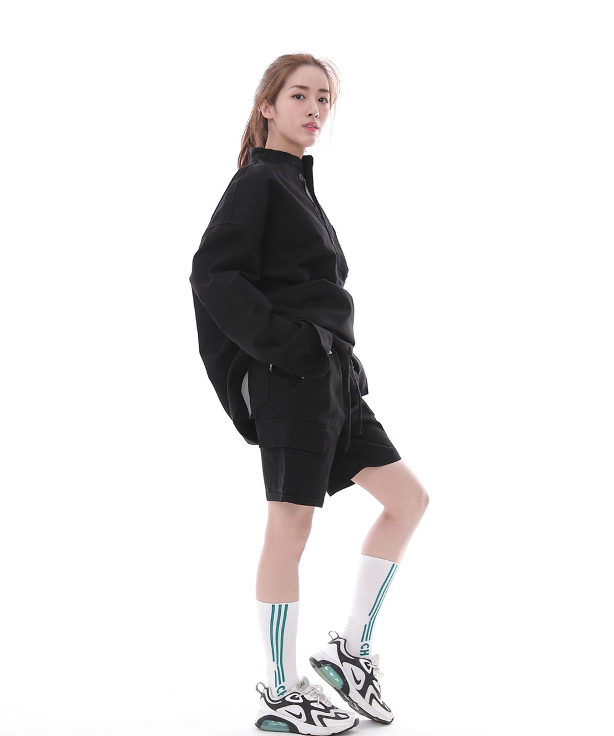 세인트크루(SAINTCREW) 컴포터블 모던 카고쇼츠 CM-1200C 블랙