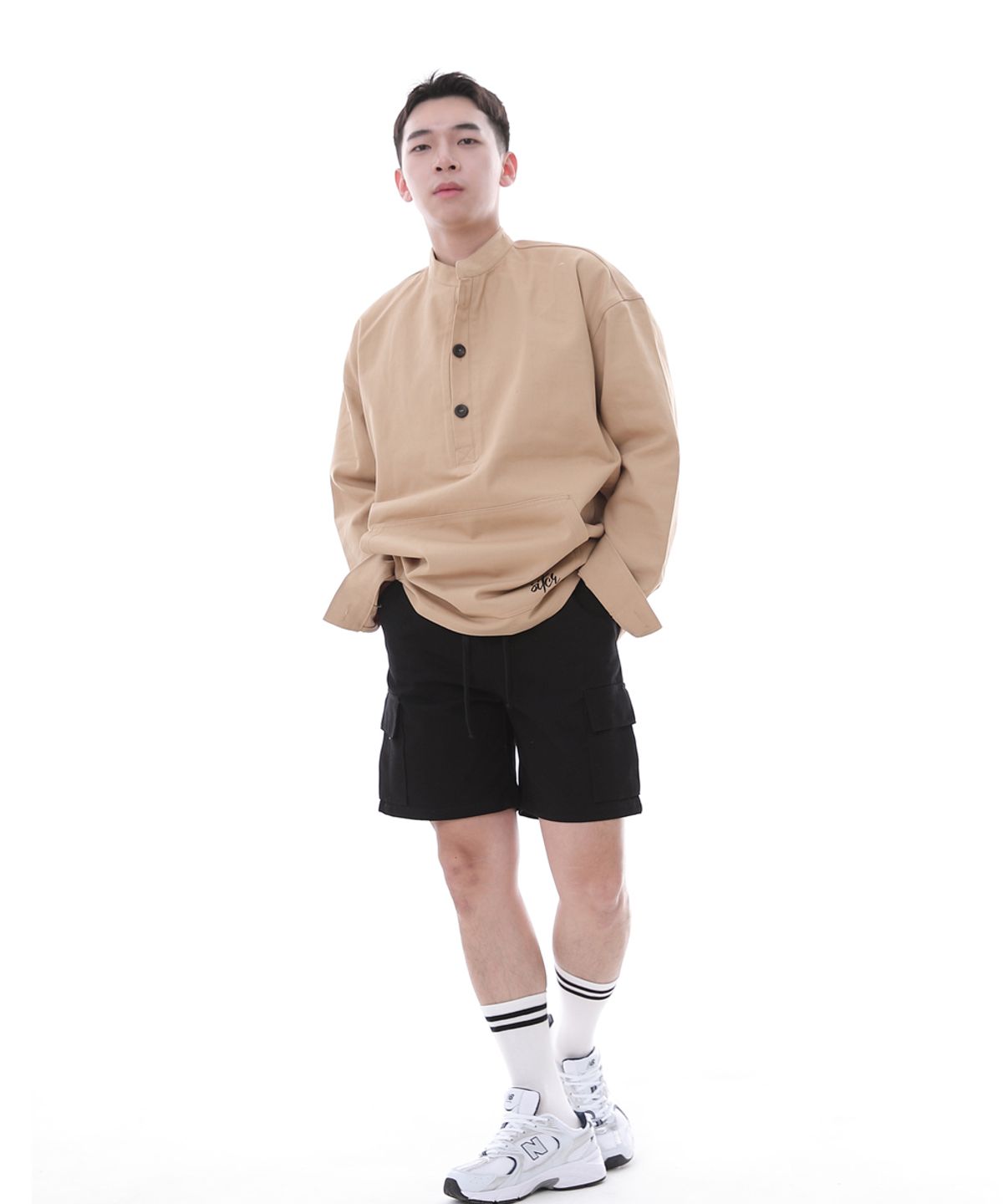 세인트크루(SAINTCREW) 컴포터블 모던 카고쇼츠 CM-1200C 블랙