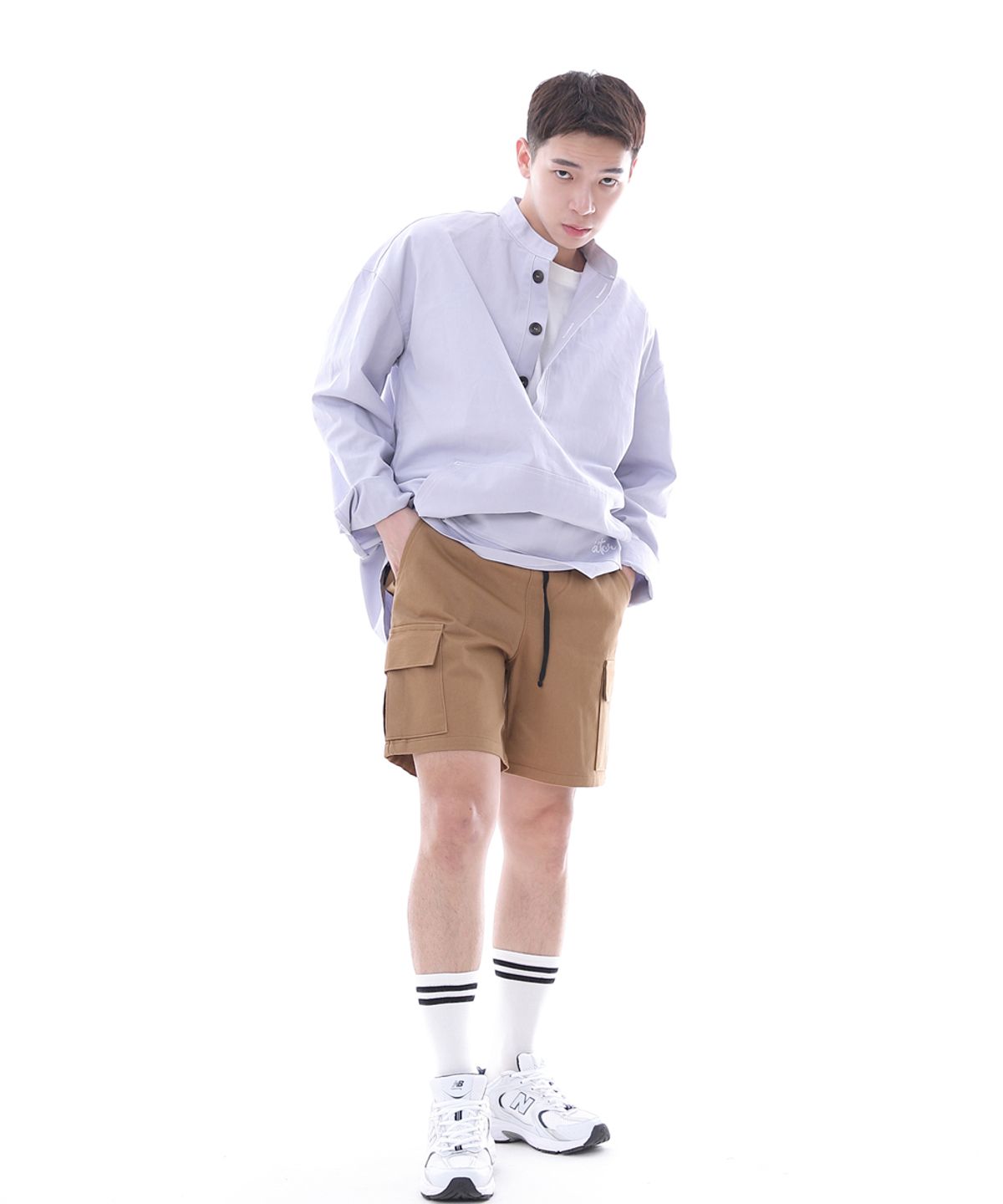 세인트크루(SAINTCREW) 컴포터블 모던 카고쇼츠 CM-1200C 카멜