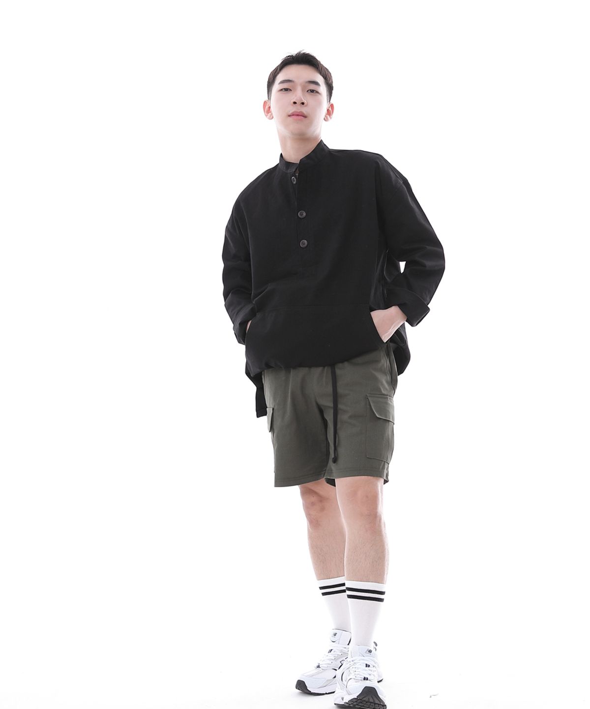 세인트크루(SAINTCREW) 컴포터블 모던 카고쇼츠 CM-1200C 카키
