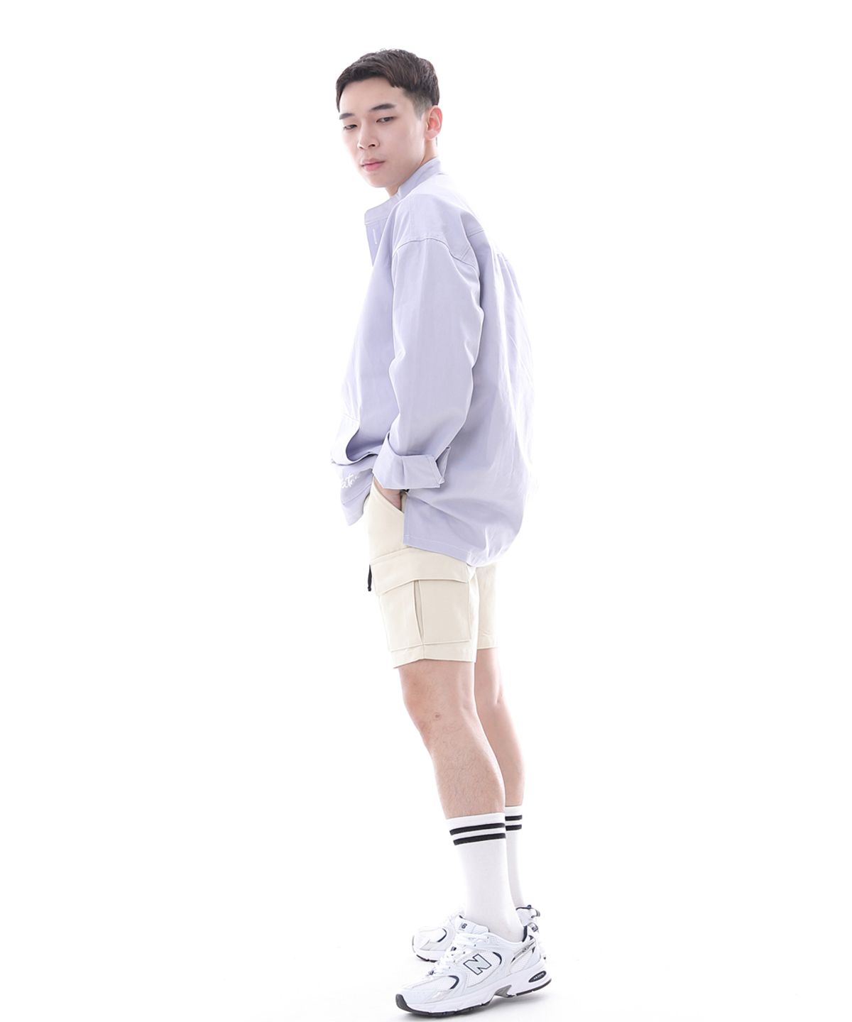 세인트크루(SAINTCREW) 컴포터블 모던 카고쇼츠 CM-1200C 크림