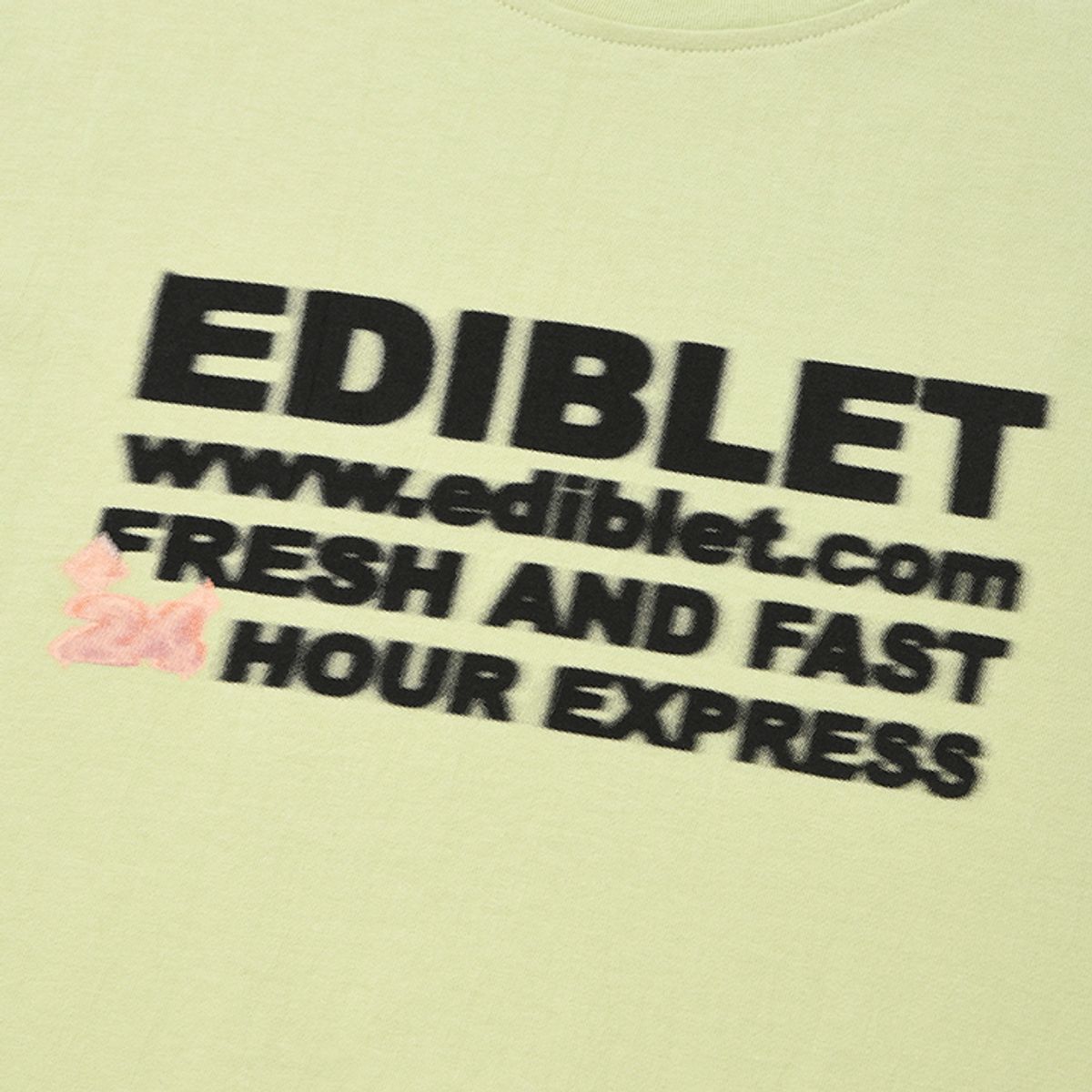 에디블렛(EDIBLET) 익스프레스 프린트 반팔 티셔츠