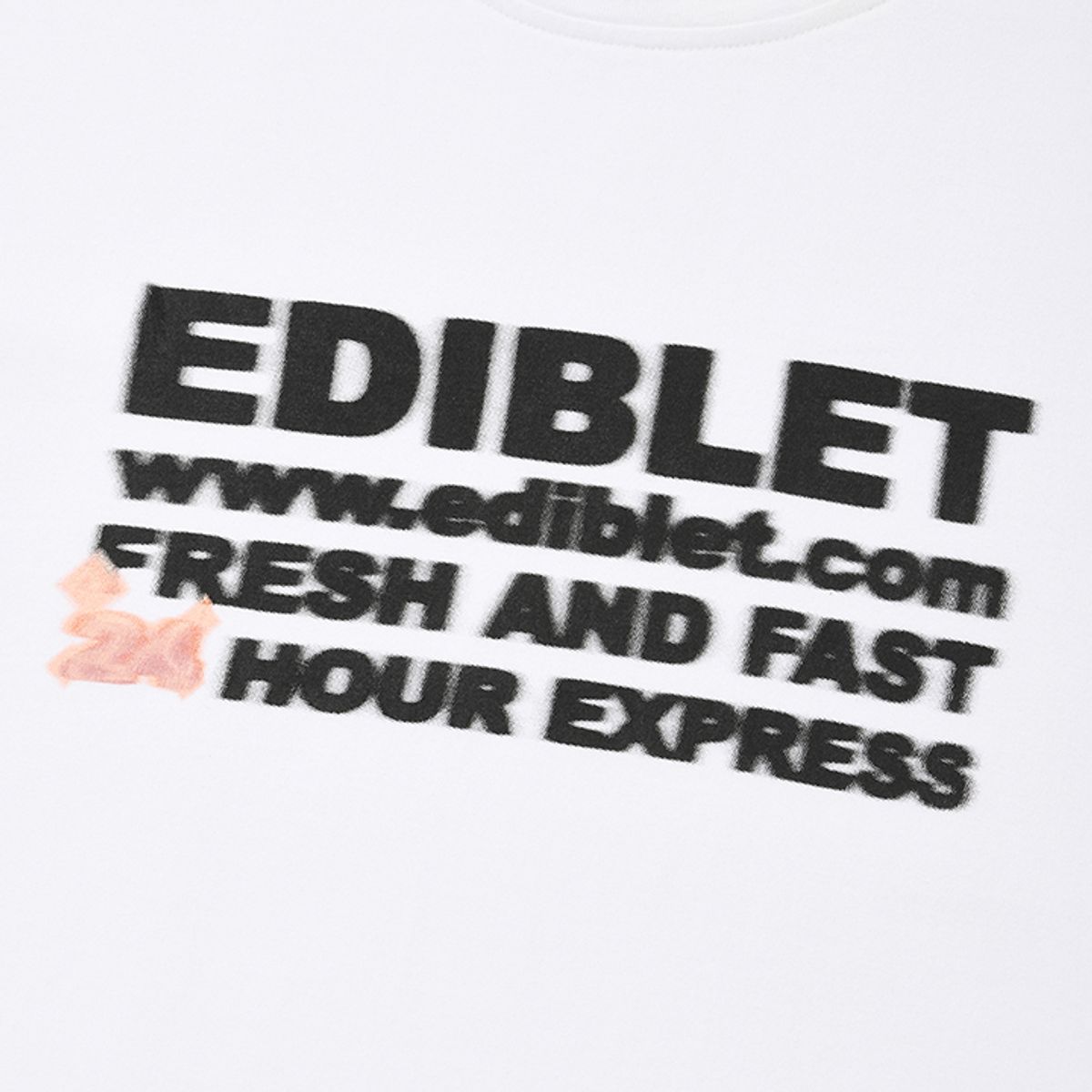 에디블렛(EDIBLET) 익스프레스 프린트 반팔 티셔츠