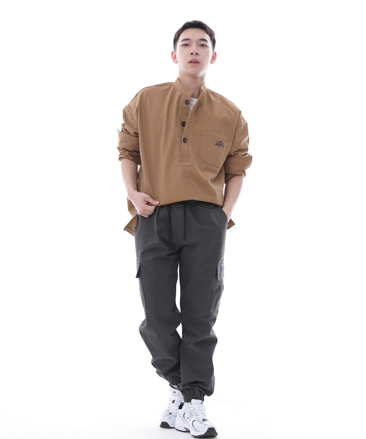 세인트크루(SAINTCREW) 레트로라인 카고조거 팬츠 RL-311CJ 다크그레이