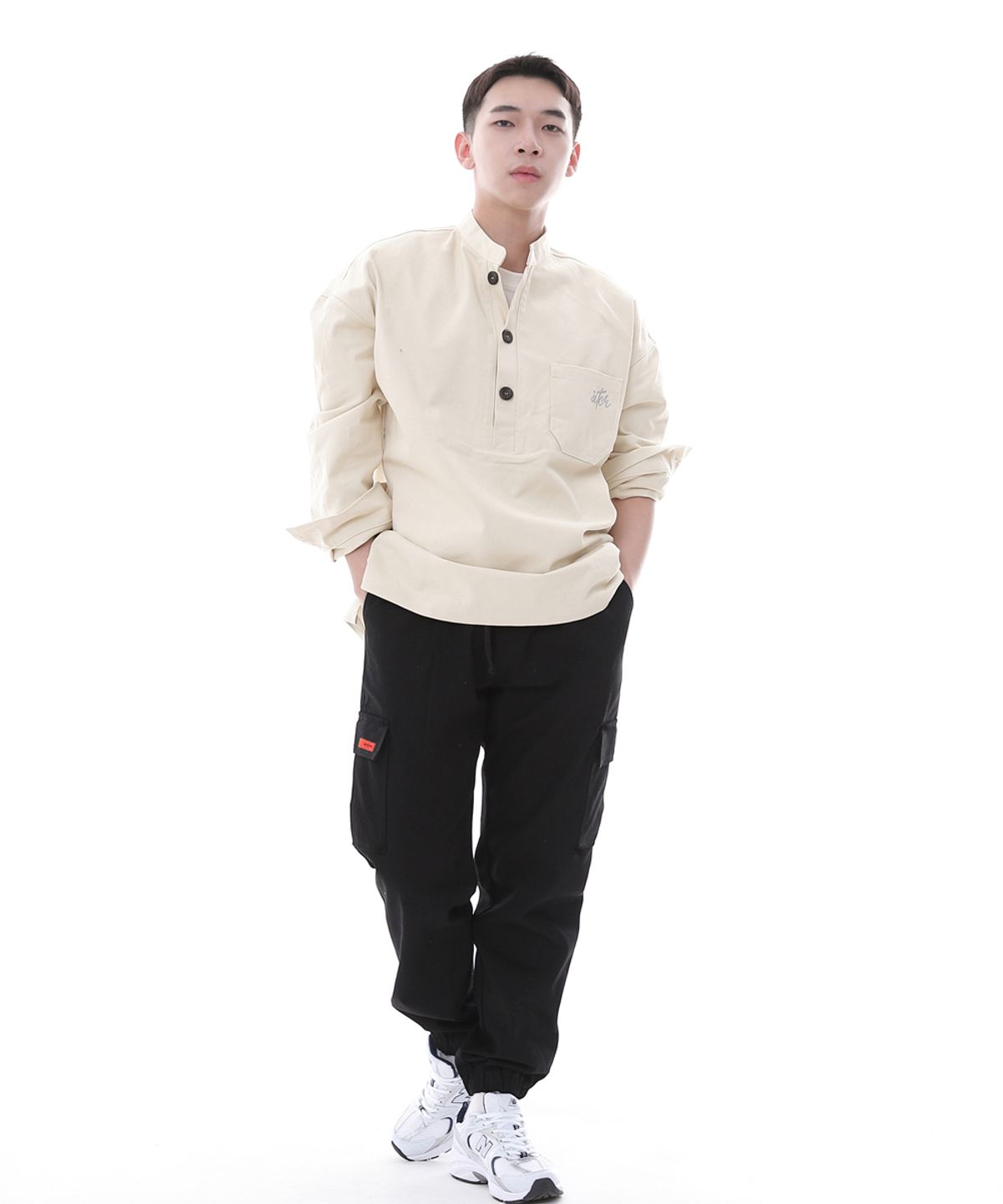 세인트크루(SAINTCREW) 레트로라인 카고조거 팬츠 RL-311CJ 블랙
