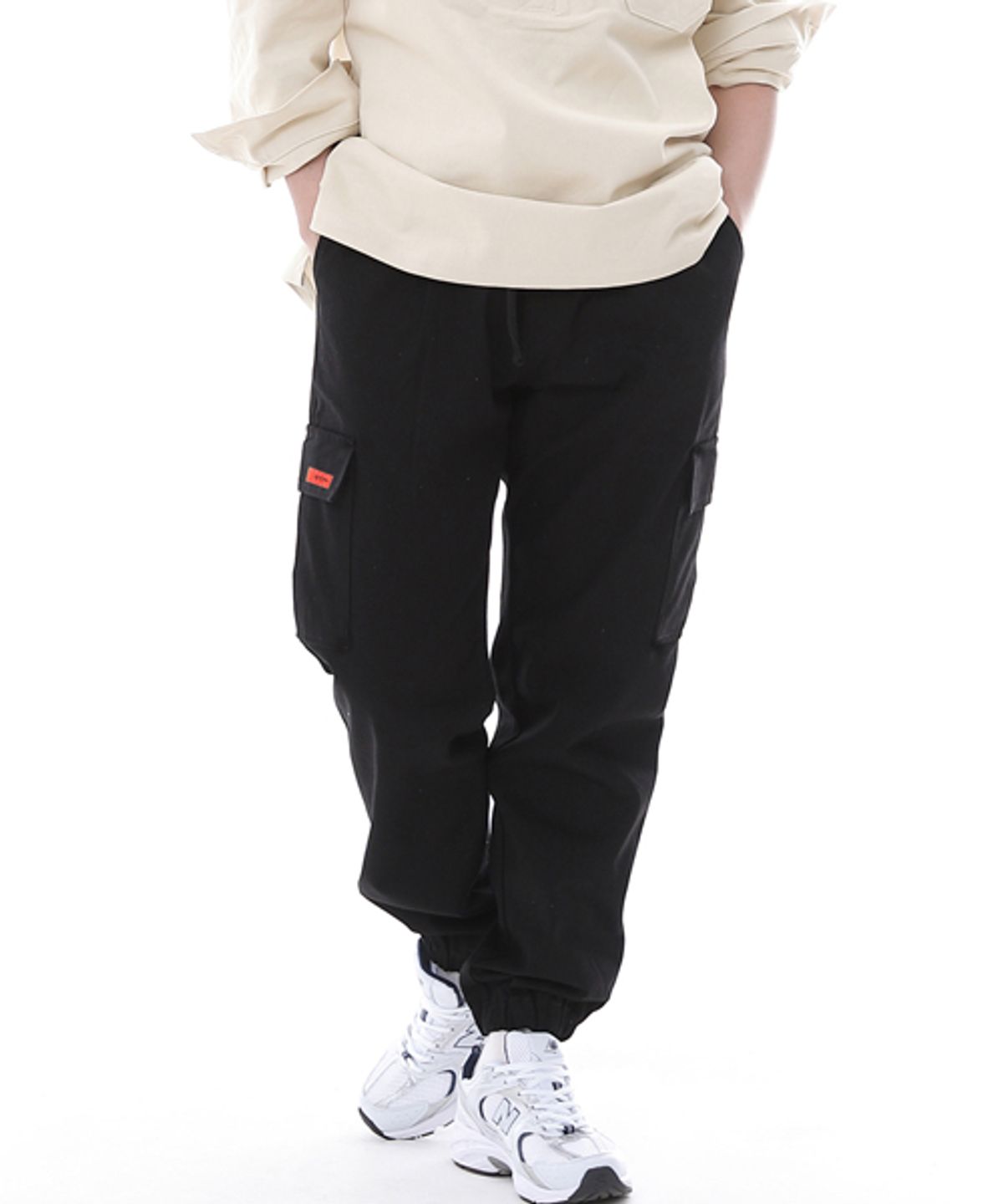 세인트크루(SAINTCREW) 레트로라인 카고조거 팬츠 RL-311CJ 블랙