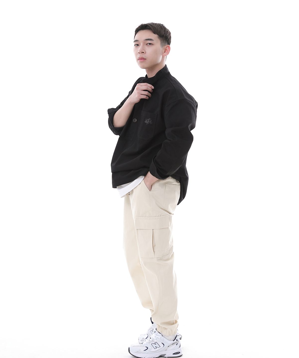 세인트크루(SAINTCREW) 레트로라인 카고조거 팬츠 RL-311CJ 크림