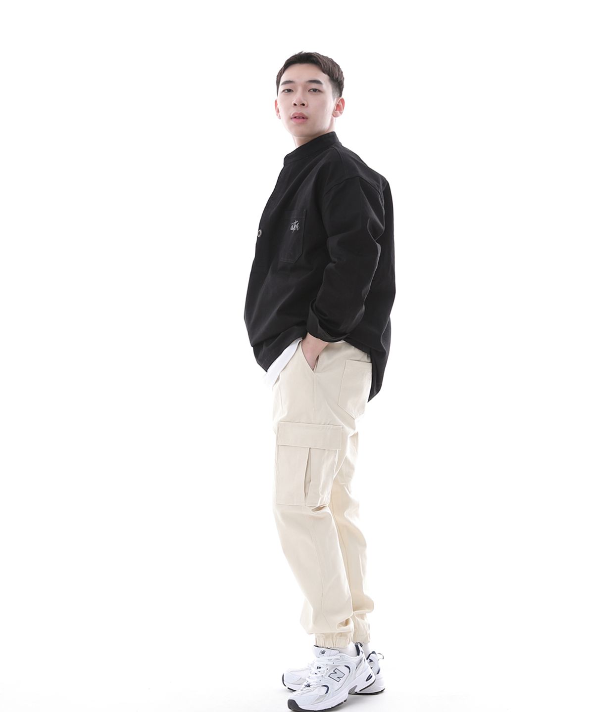 세인트크루(SAINTCREW) 레트로라인 카고조거 팬츠 RL-311CJ 크림