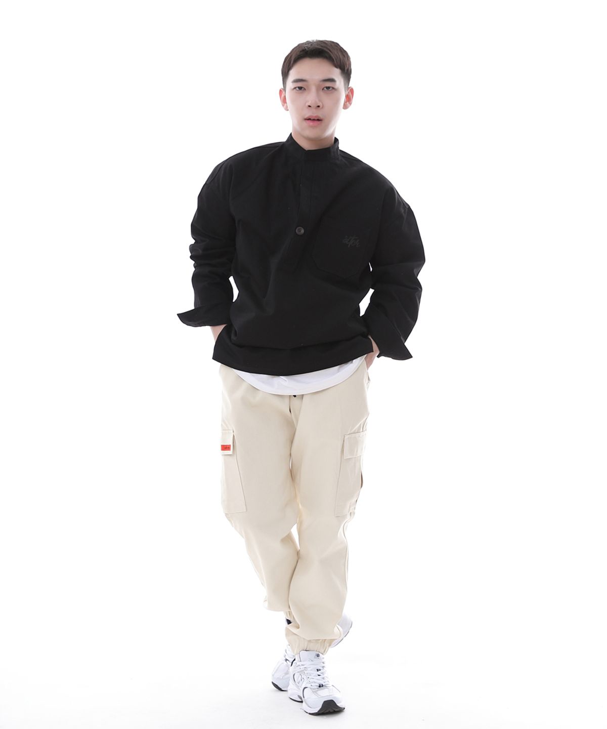 세인트크루(SAINTCREW) 레트로라인 카고조거 팬츠 RL-311CJ 크림