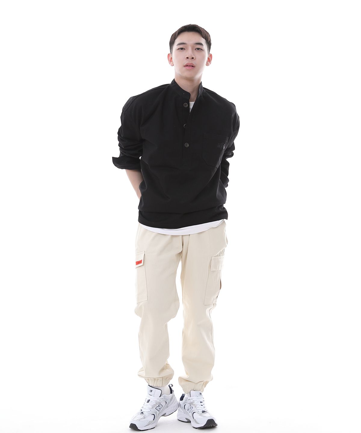 세인트크루(SAINTCREW) 레트로라인 카고조거 팬츠 RL-311CJ 크림