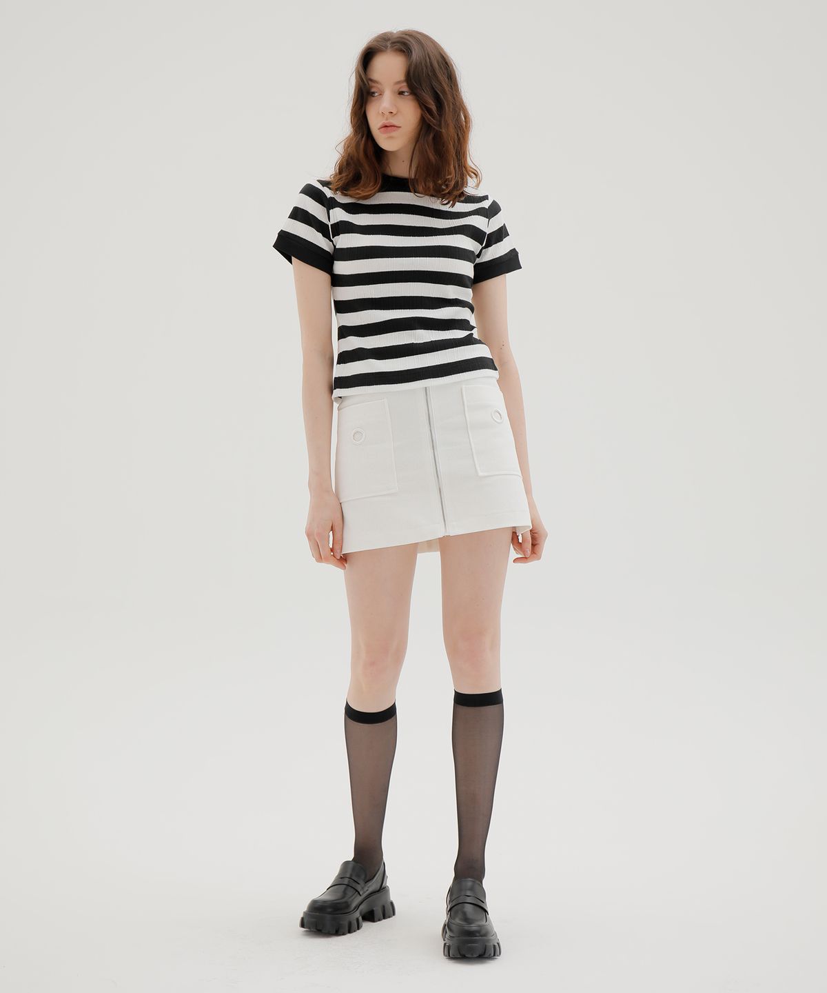 느와(NOIR) Circle Skirt