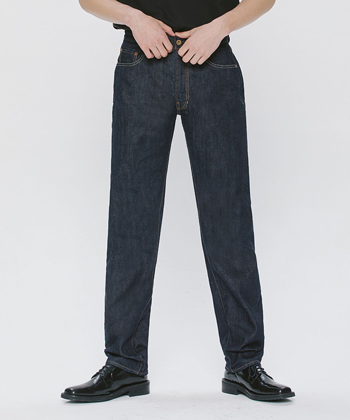 브랜디드(BRANDED) 601 HISHITOMO 1WASH HARD SELVEDGE JEANS [60501]