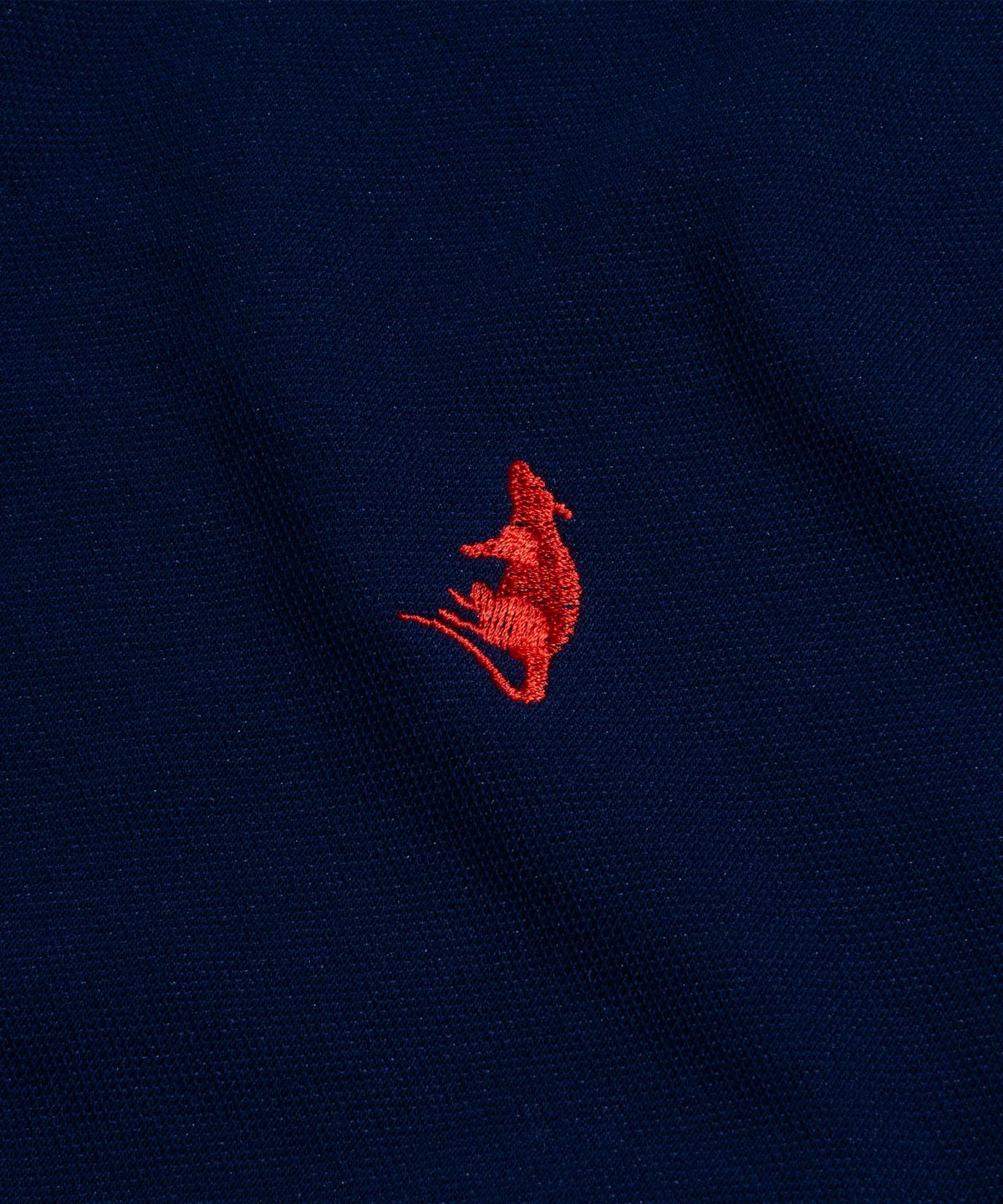 에스피오나지(ESPIONAGE) Over Pique Polo Shirt Navy