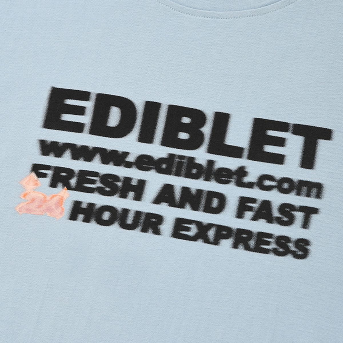 에디블렛(EDIBLET) 익스프레스 프린트 반팔 티셔츠