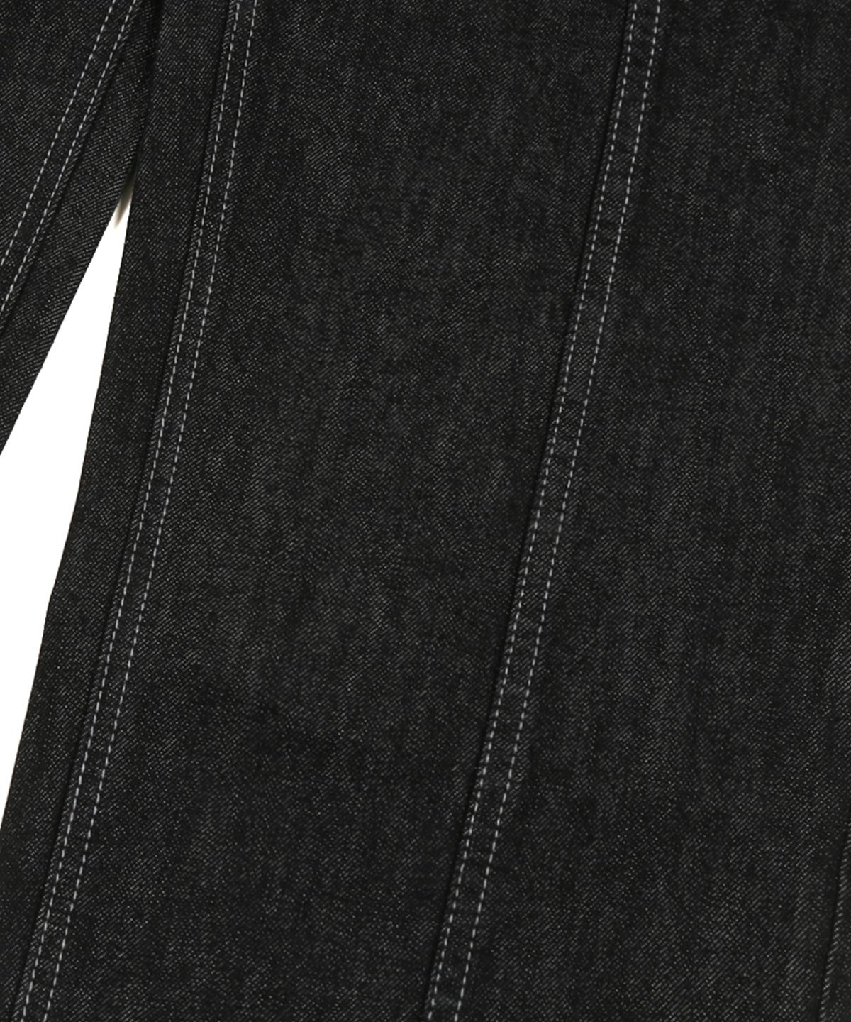 트릴리온(TRILLION) 워싱 스티치 데님 팬츠 (BLACK)