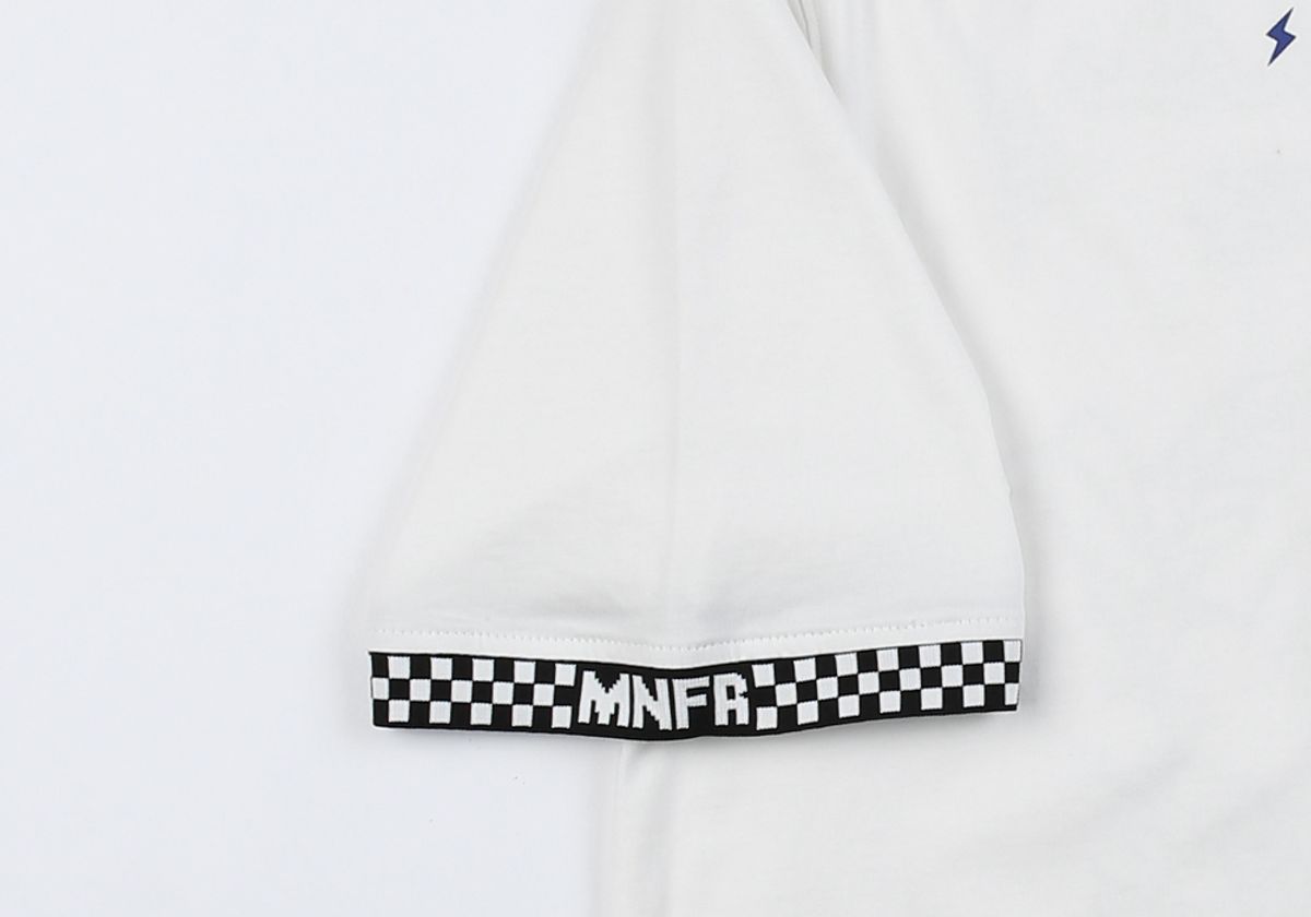 몽키플라워(Monkey Flower) 공용  트로피칼 그래픽 레귤러핏 기본반팔티/MM1WTS04U WHITE