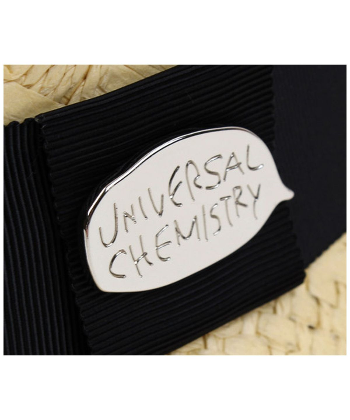 유니버셜 케미스트리(UNIVERSAL CHEMISTRY) SV Modern Summer Raffia Cloche Hat 여름페도라