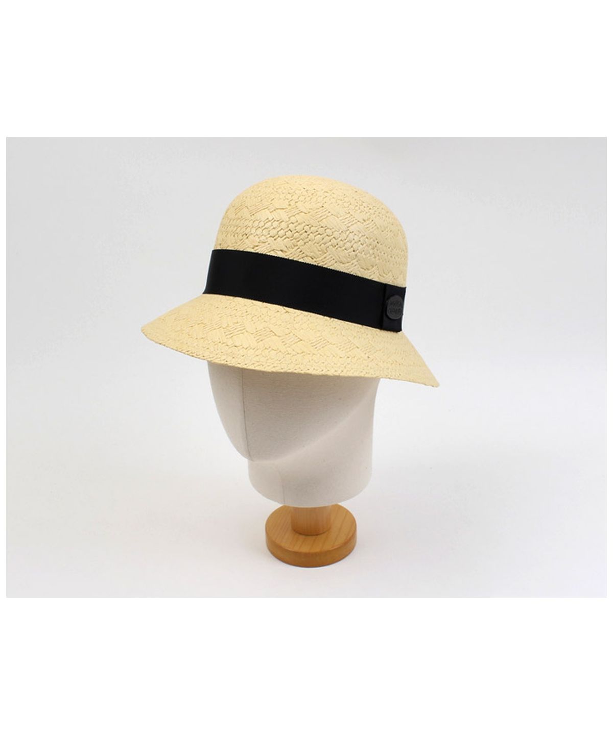 유니버셜 케미스트리(UNIVERSAL CHEMISTRY) BK Modern Summer Raffia Cloche Hat 여름페도라
