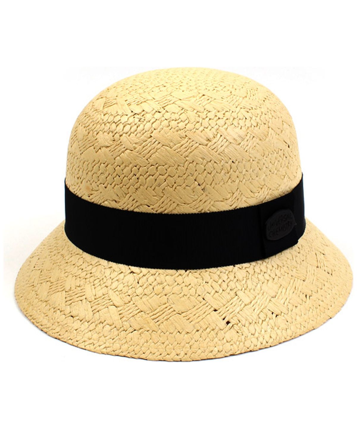 유니버셜 케미스트리(UNIVERSAL CHEMISTRY) BK Modern Summer Raffia Cloche Hat 여름페도라