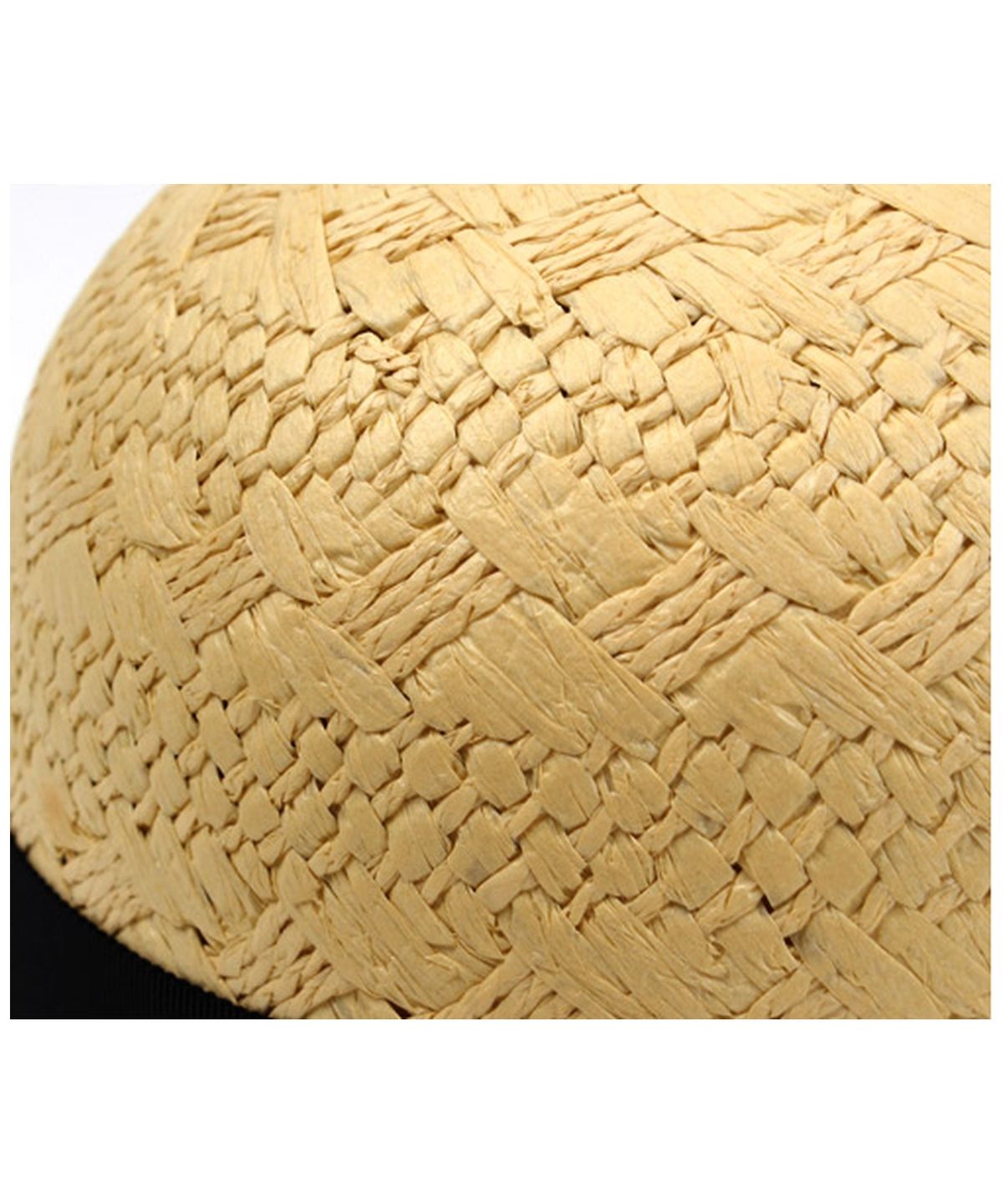 유니버셜 케미스트리(UNIVERSAL CHEMISTRY) BK Modern Summer Raffia Cloche Hat 여름페도라