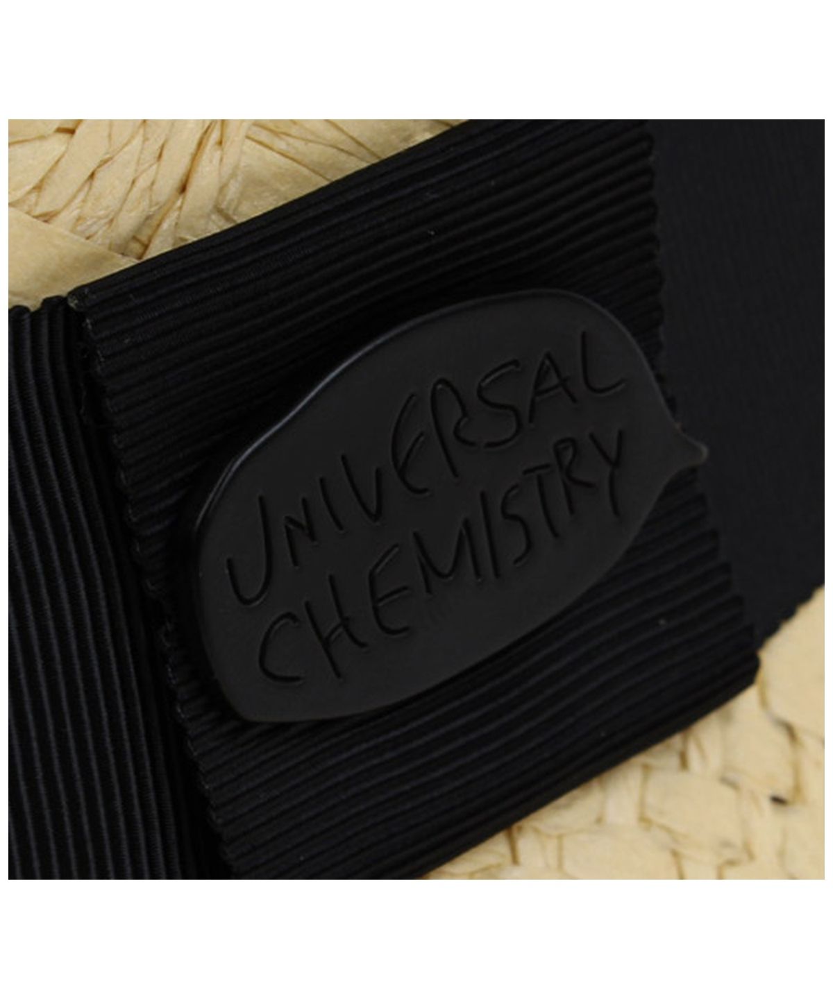 유니버셜 케미스트리(UNIVERSAL CHEMISTRY) BK Modern Summer Raffia Cloche Hat 여름페도라