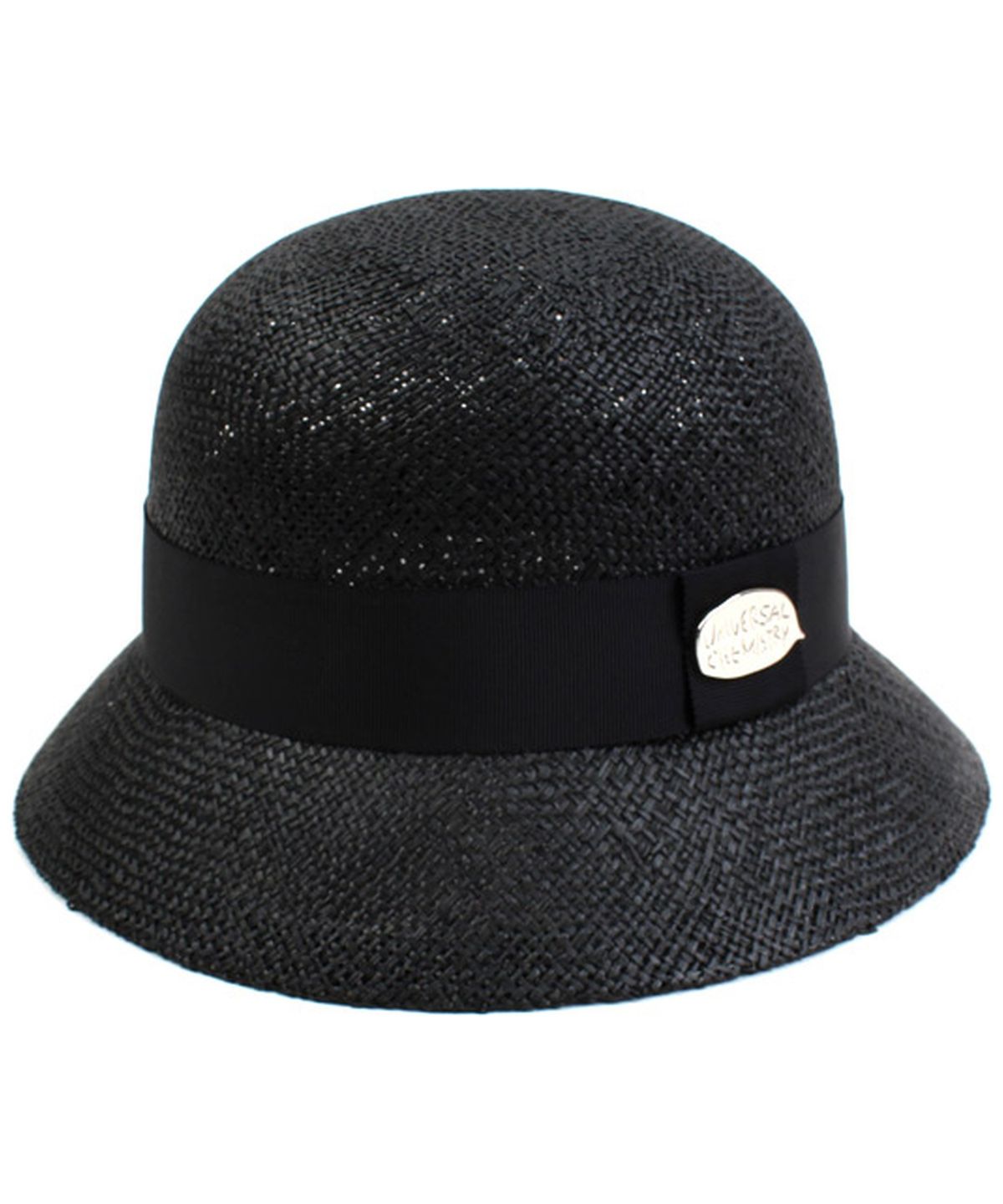유니버셜 케미스트리(UNIVERSAL CHEMISTRY) SV Thunder Bau Black Cloche Hat 여름페도라