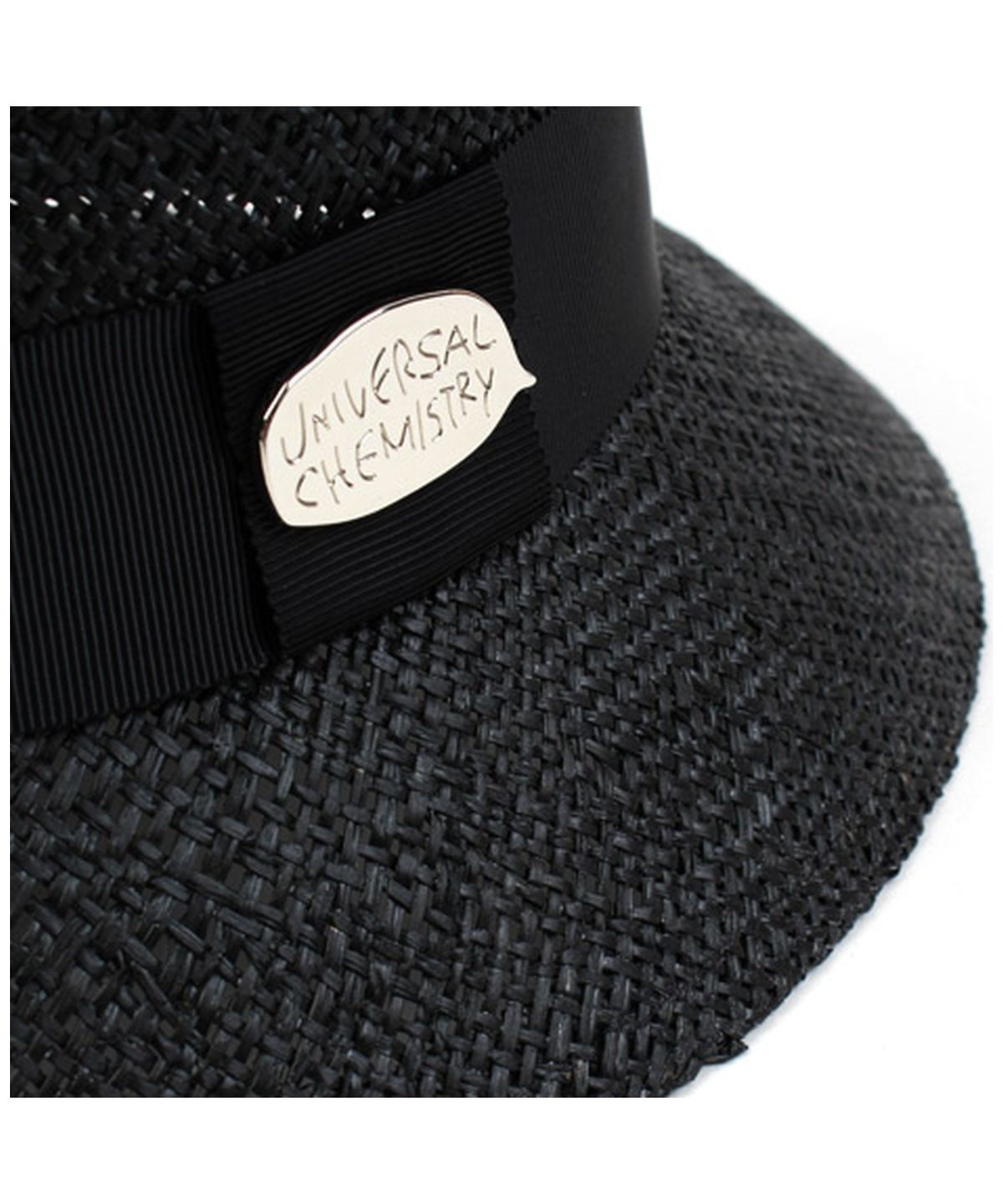 유니버셜 케미스트리(UNIVERSAL CHEMISTRY) SV Thunder Bau Black Cloche Hat 여름페도라