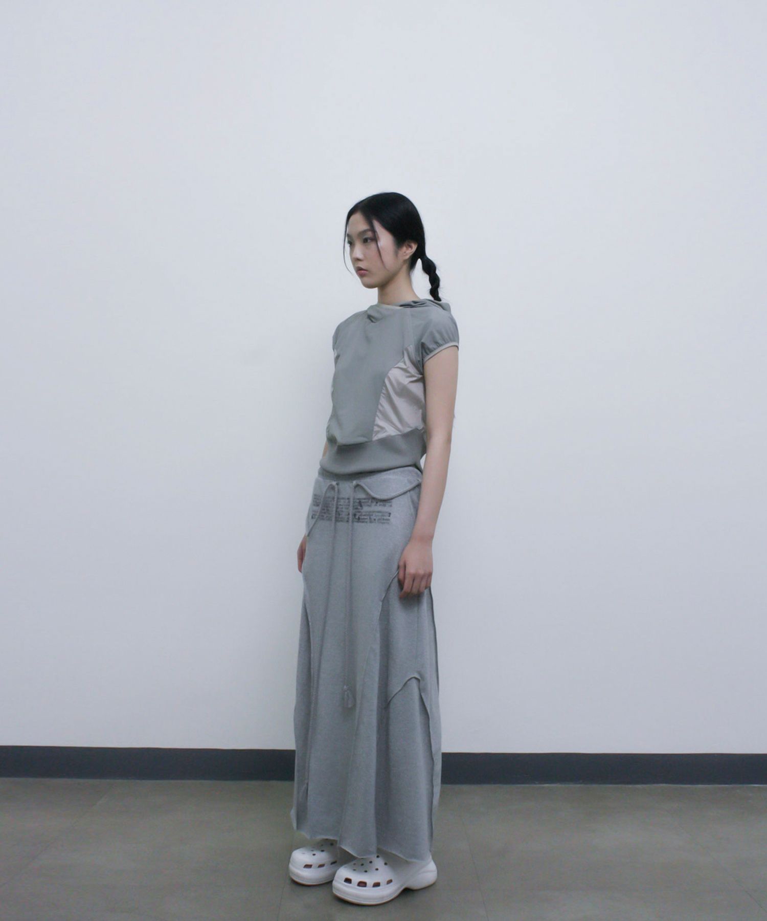 MUSINSA公式 | OJOS 2-way Hoodie Bolero / Khaki