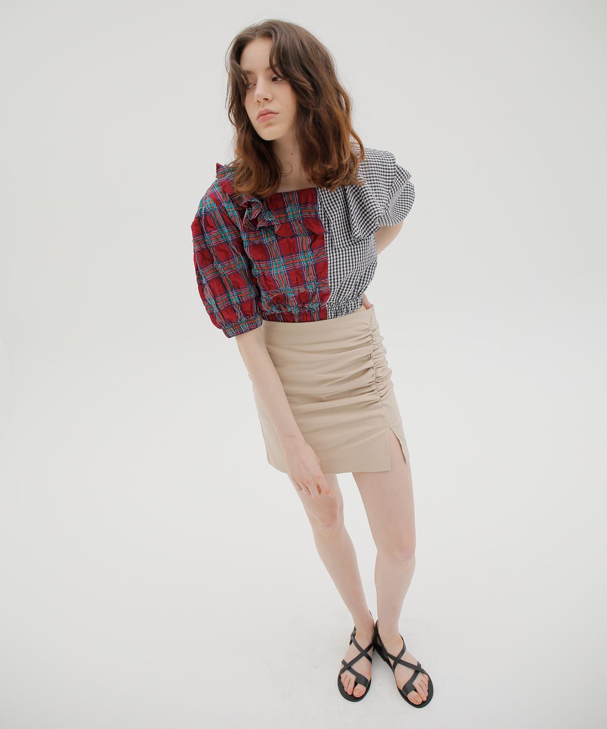 느와(NOIR) LR Skirt