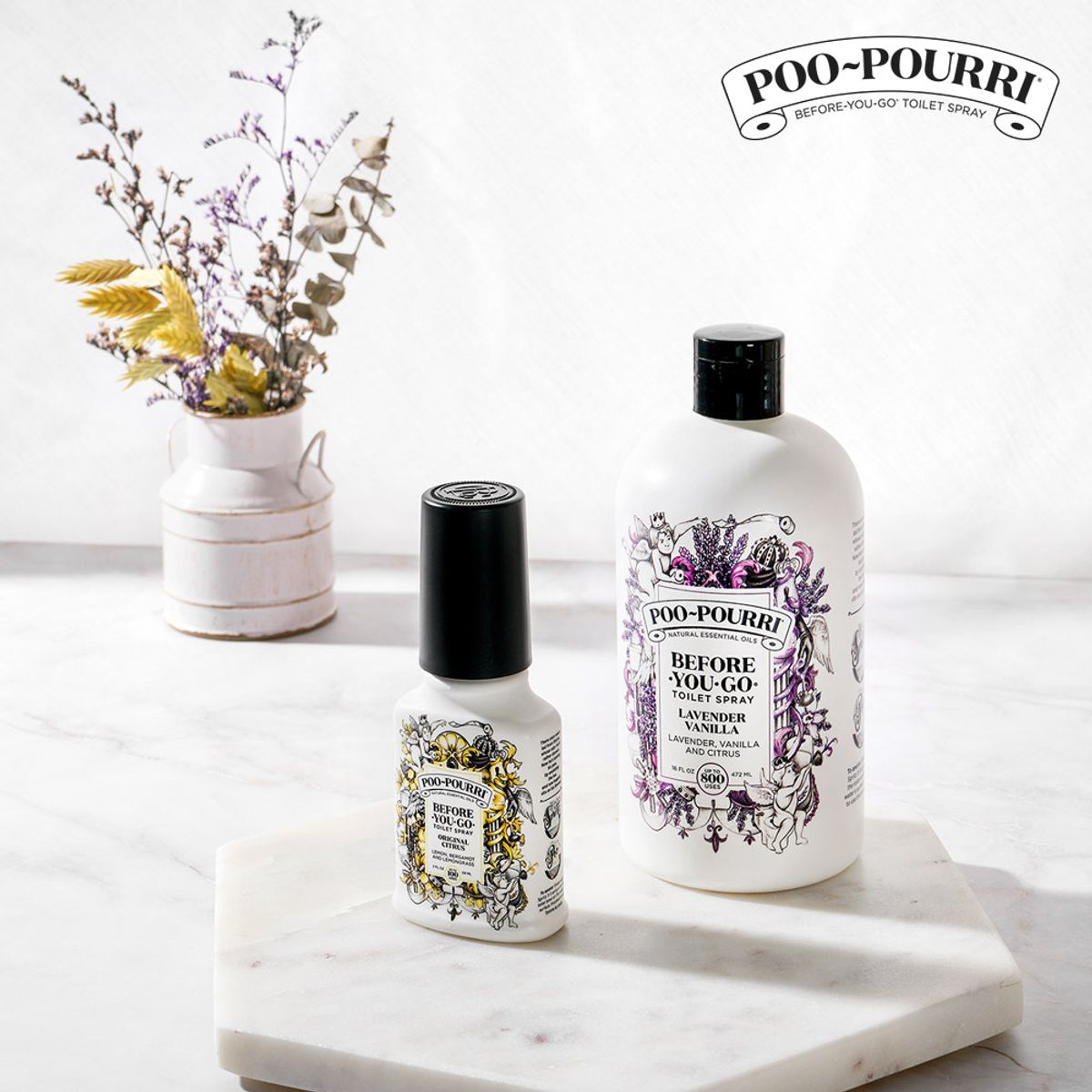 푸푸리(POOPOURRI) 천연 토일렛 퍼퓸 59ml + 472ml(리필용)