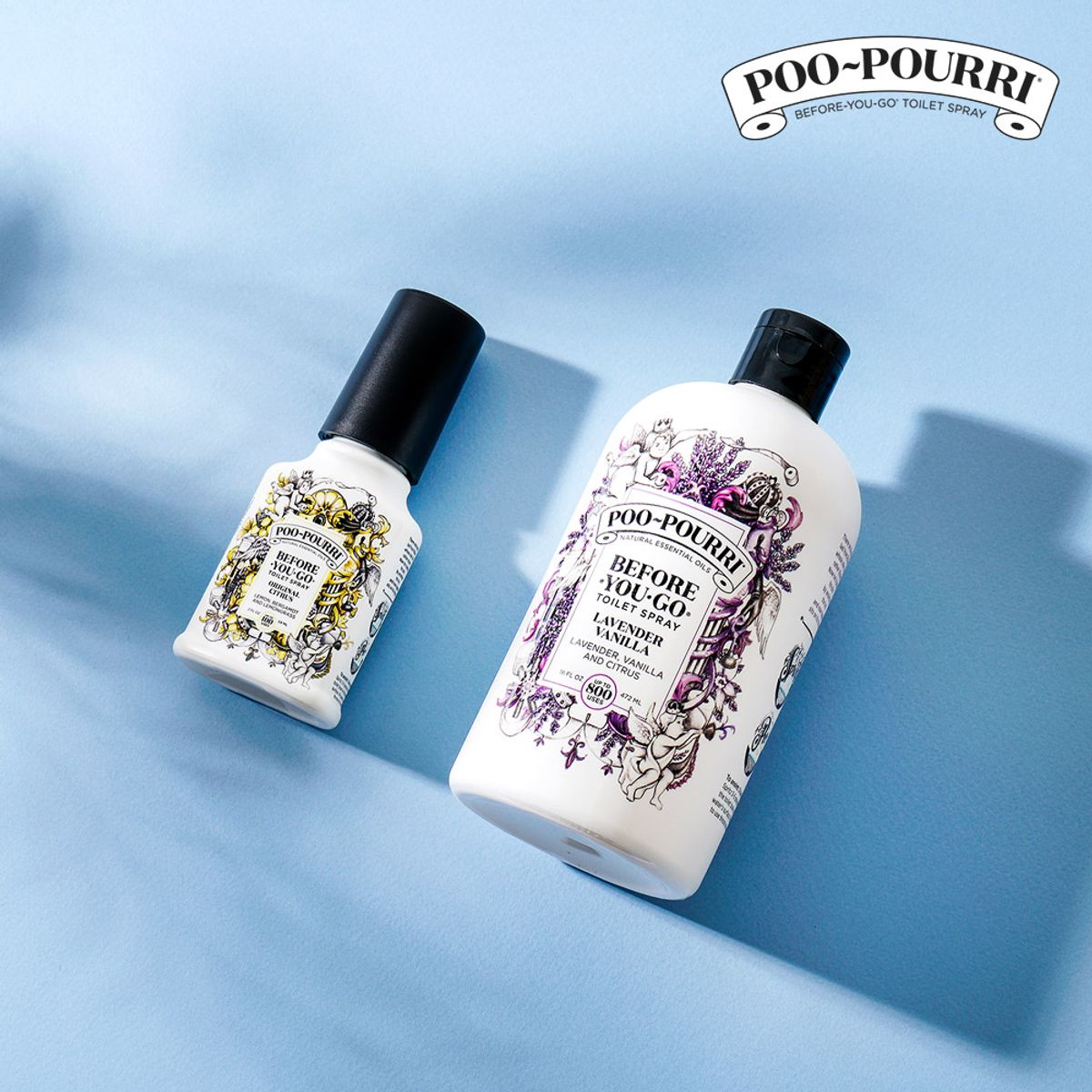 푸푸리(POOPOURRI) 천연 토일렛 퍼퓸 59ml + 472ml(리필용)