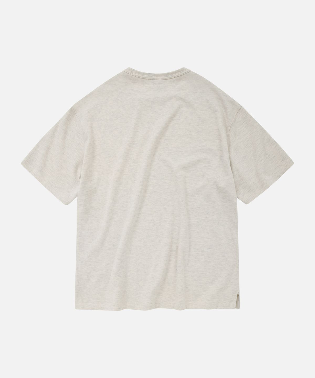 프리즘웍스(FRIZMWORKS) OG DOUBLE RIB OVERSIZED TEE _ OATMEAL