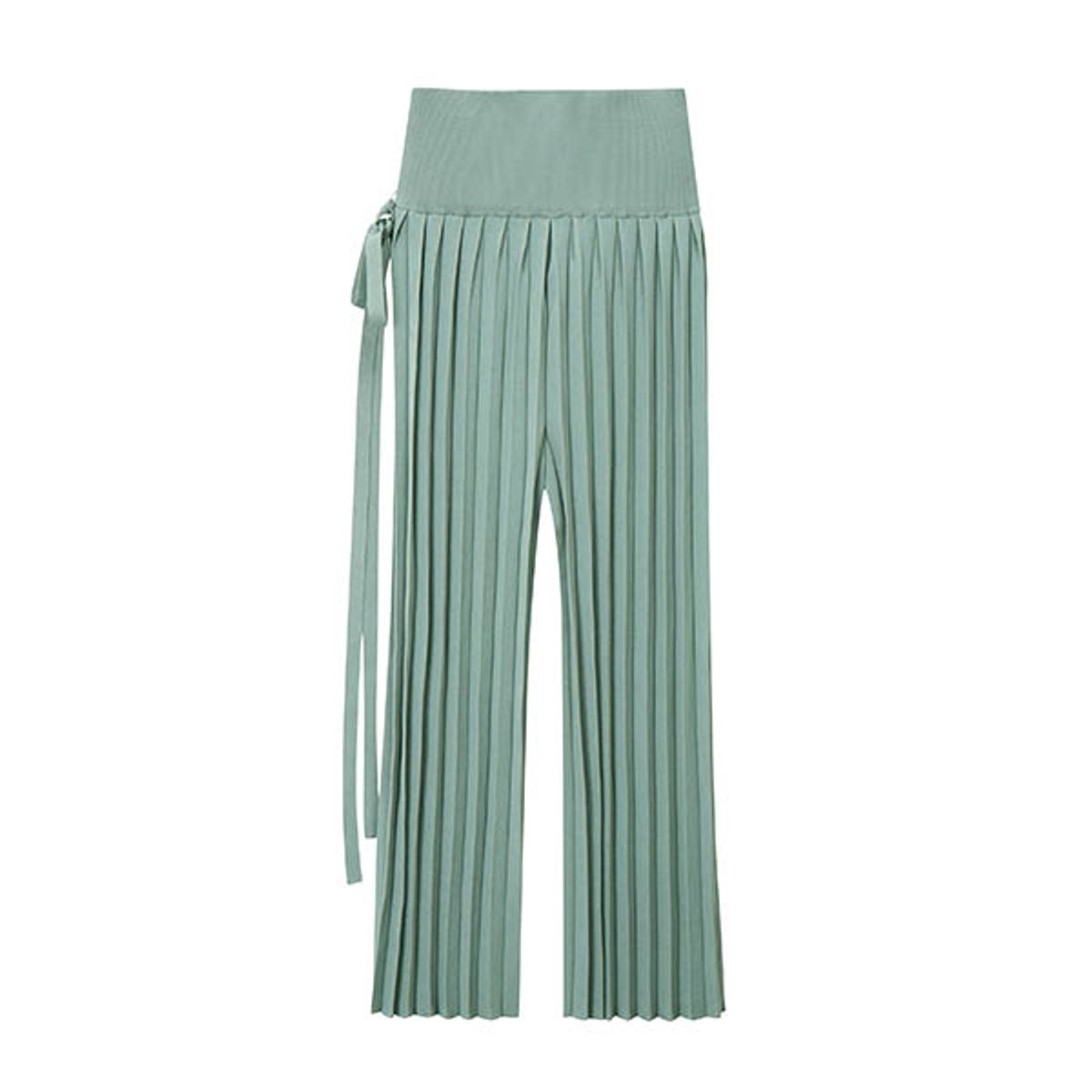 조셉앤스테이시(JOSEPH&STACEY) Pleats Flight Pants Long 38 Basil