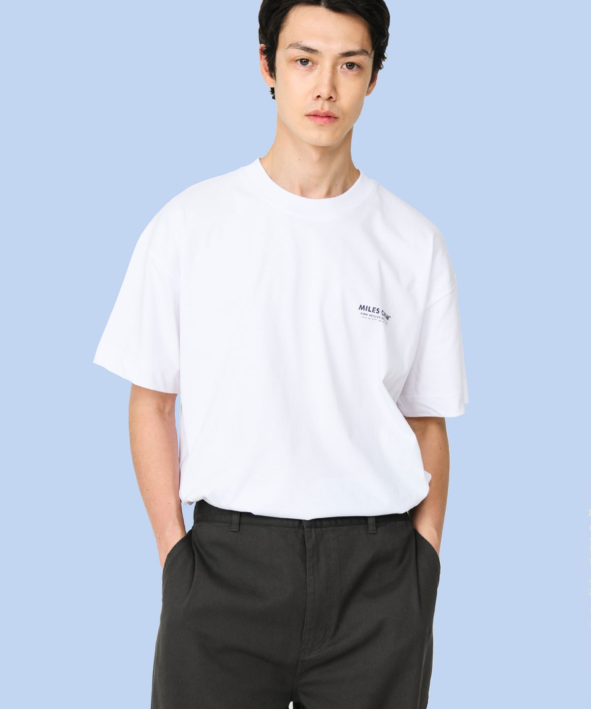 더마일(THEMILE) 마일스 세일링클럽  크루넥 [화이트]