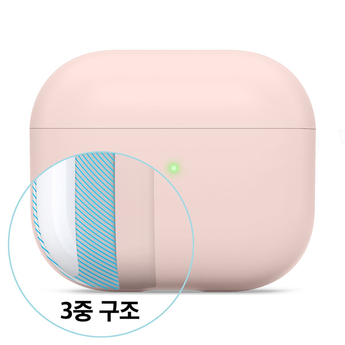 엘라고(ELAGO) 에어팟3세대 리퀴드 하이브리드 베이직 케이스